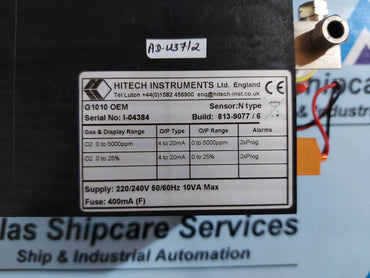 HITECH INSTRUMENTS G1010 OEM OXYGEN ANALYSER
