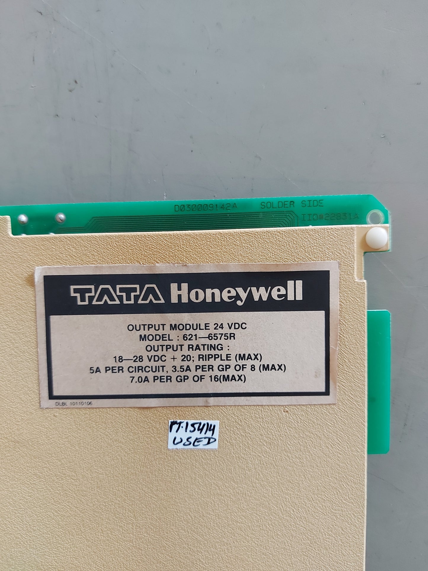 HONEYWELL 621-6575R OUTPUT MODULE 24 VDC