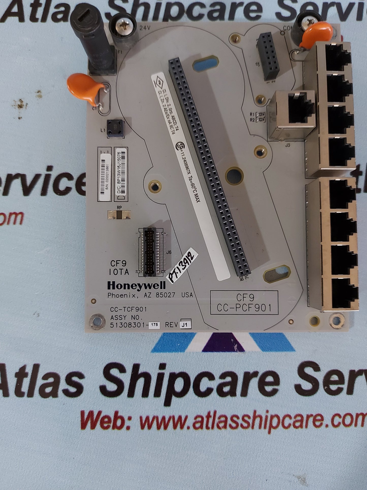 HONEYWELL CC-TCF901 CF9 CONTROL FIREWALL INPUT/OUTPUT MODULE 51308301-175