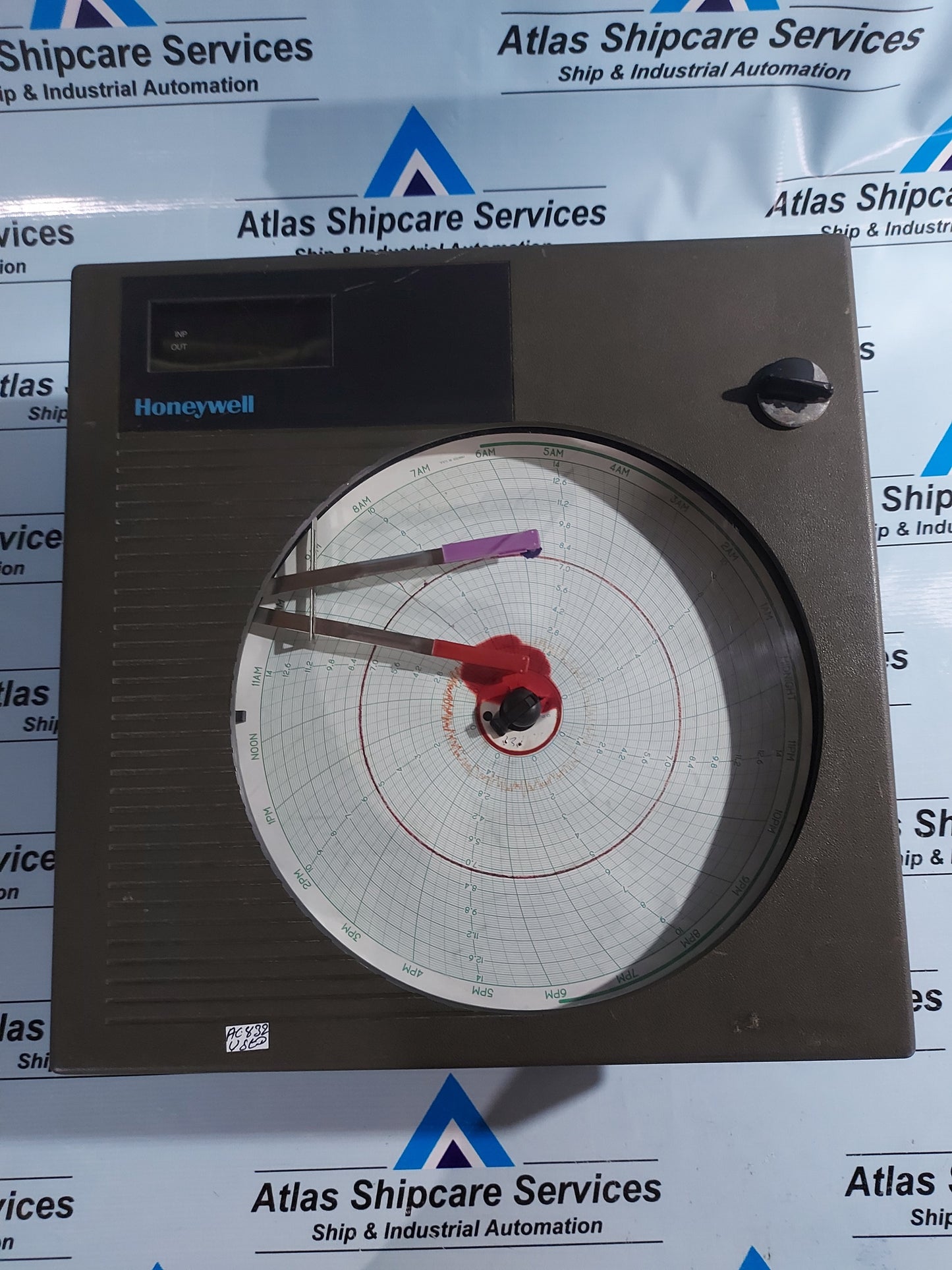 HONEYWELL DR4300 CIRCULAR CHART RECORDER