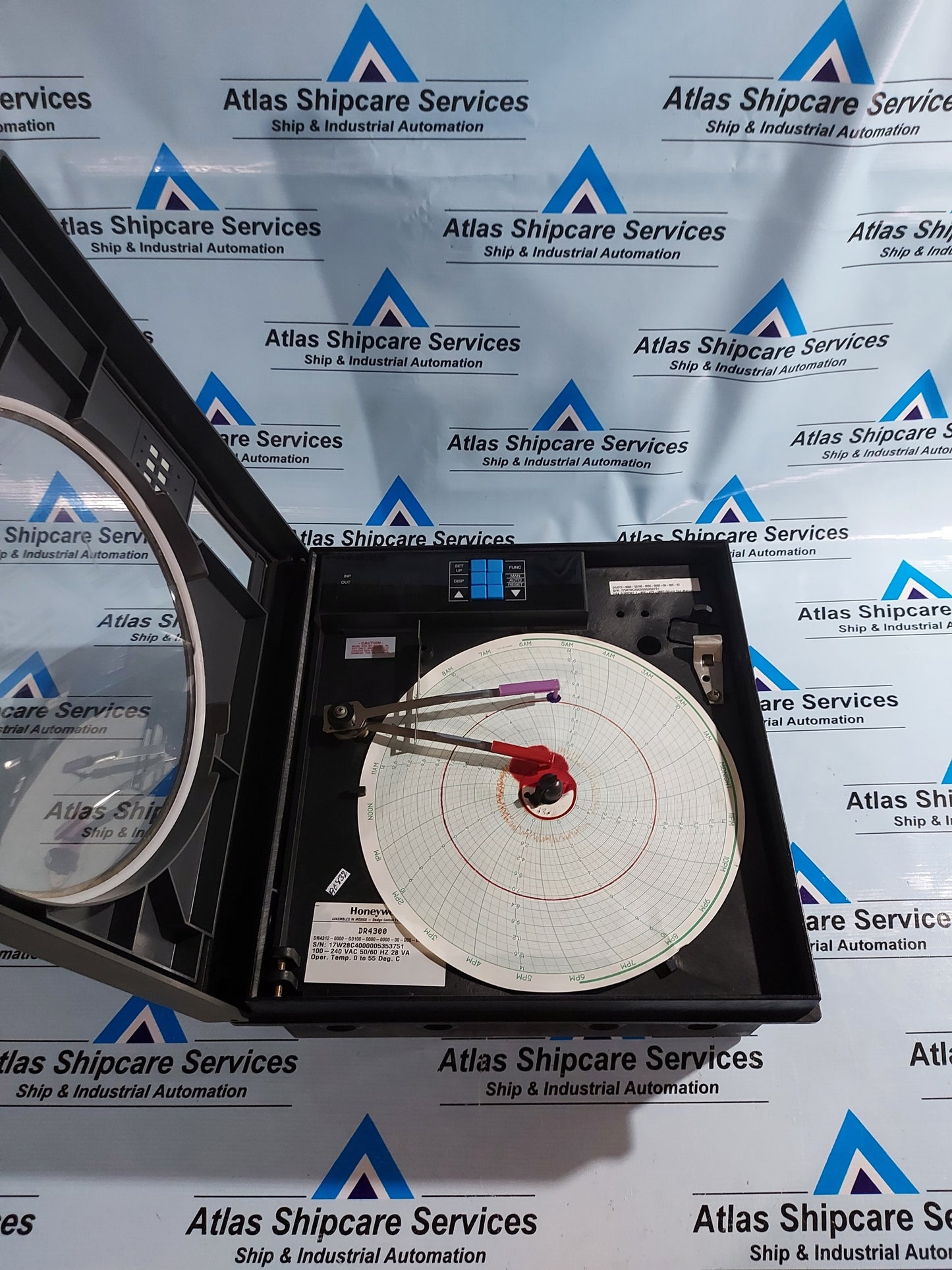 HONEYWELL DR4300 CIRCULAR CHART RECORDER