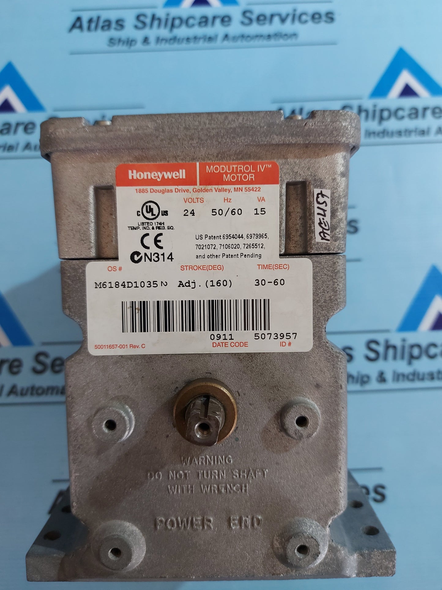 HONEYWELL M6184D1035 ROTARY ACTUATOR MOTOR