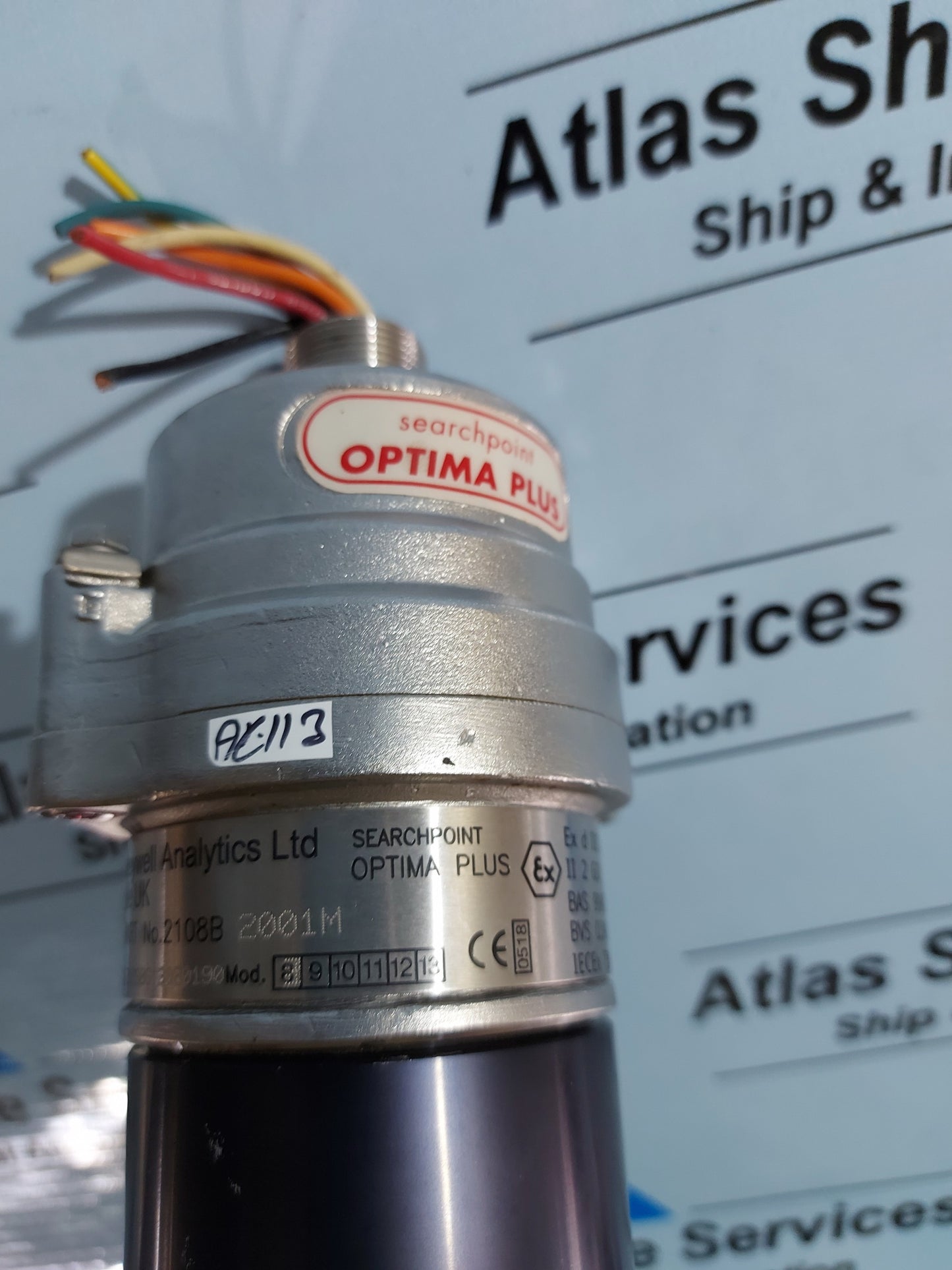 HONEYWELL SEARCHPOINT OPTIMA PLUS INFRARED GAS DETECTOR 2108B 2001M