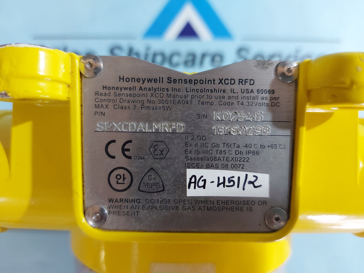 HONEYWELL SENSEPOINT XCD RFD TRANSMITTER SPXCDALMRFD AG451