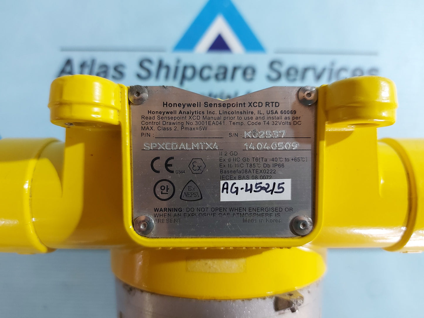 HONEYWELL SENSEPOINT XCD RTD TRANSMITTER SPXCDALMTX4 AG452