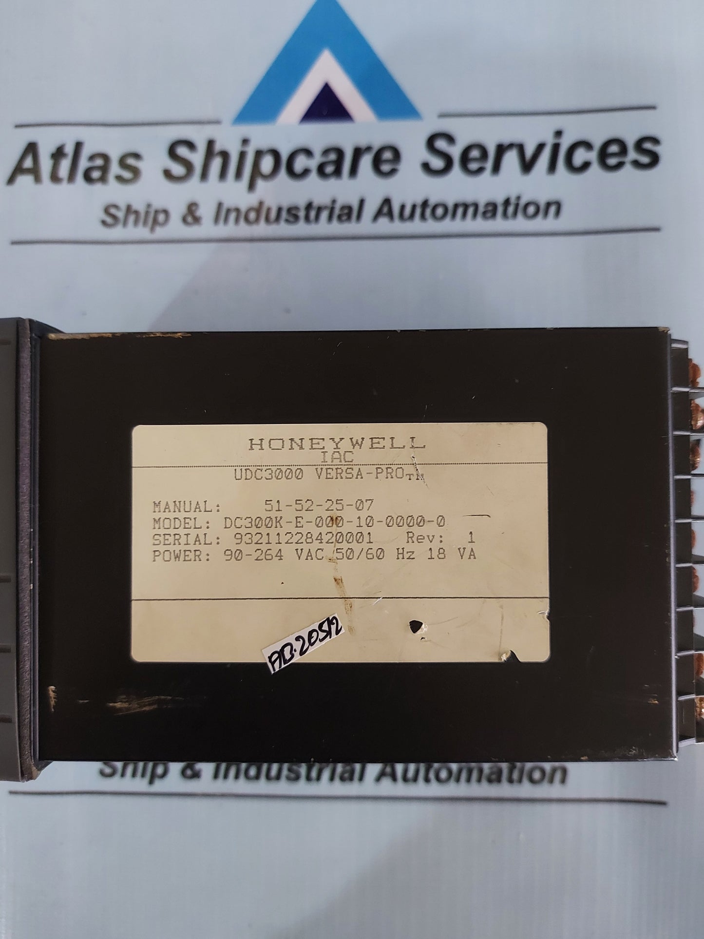 HONEYWELL UDC3000 VERSA-PRO DIGITAL CONTROLLER