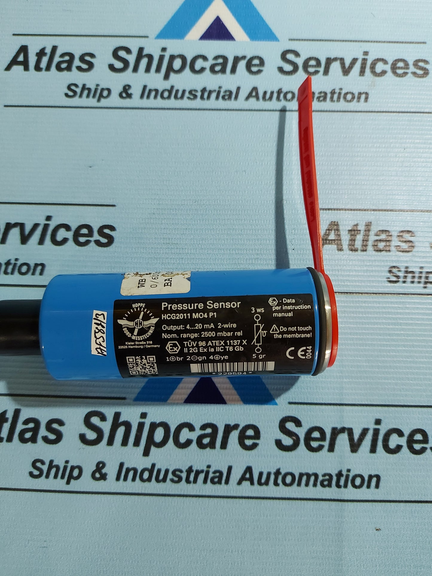 HOPPE HCG2011 M04 P1 PRESSURE SENSOR TRANMITTER 2500 mBAR