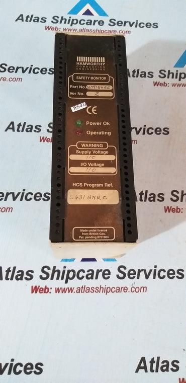 Hamworthy 363918056 Safety Monitor Ver.No 2