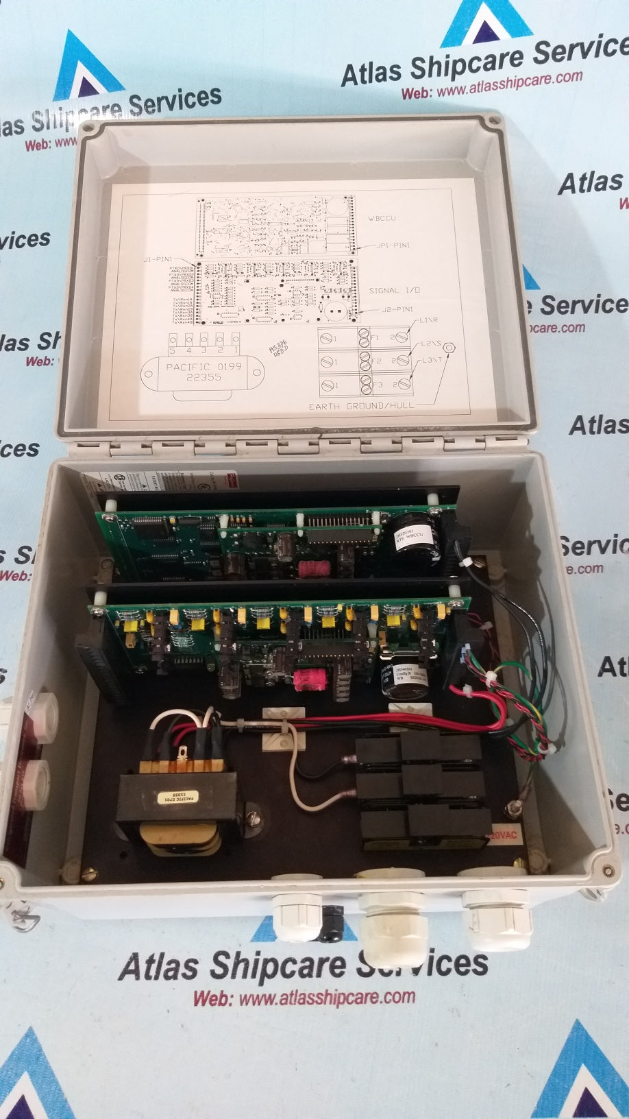 Hoffman A-12106CHQREG Enclosure W/Power Supply