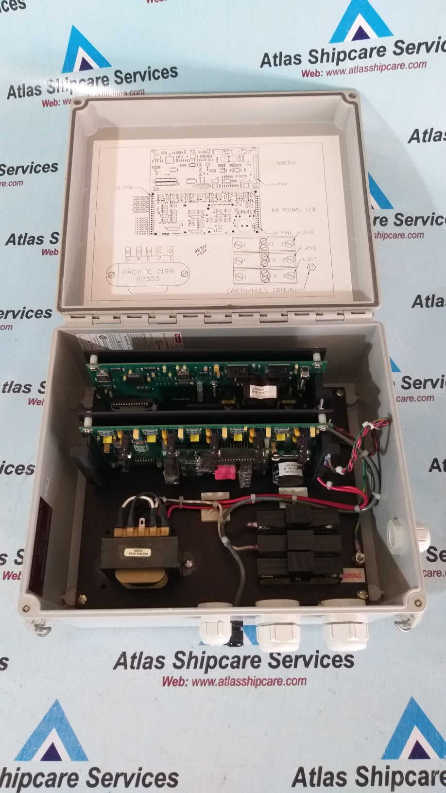 Hoffman A-12106CHQRFG Enclosure W/Power Supply