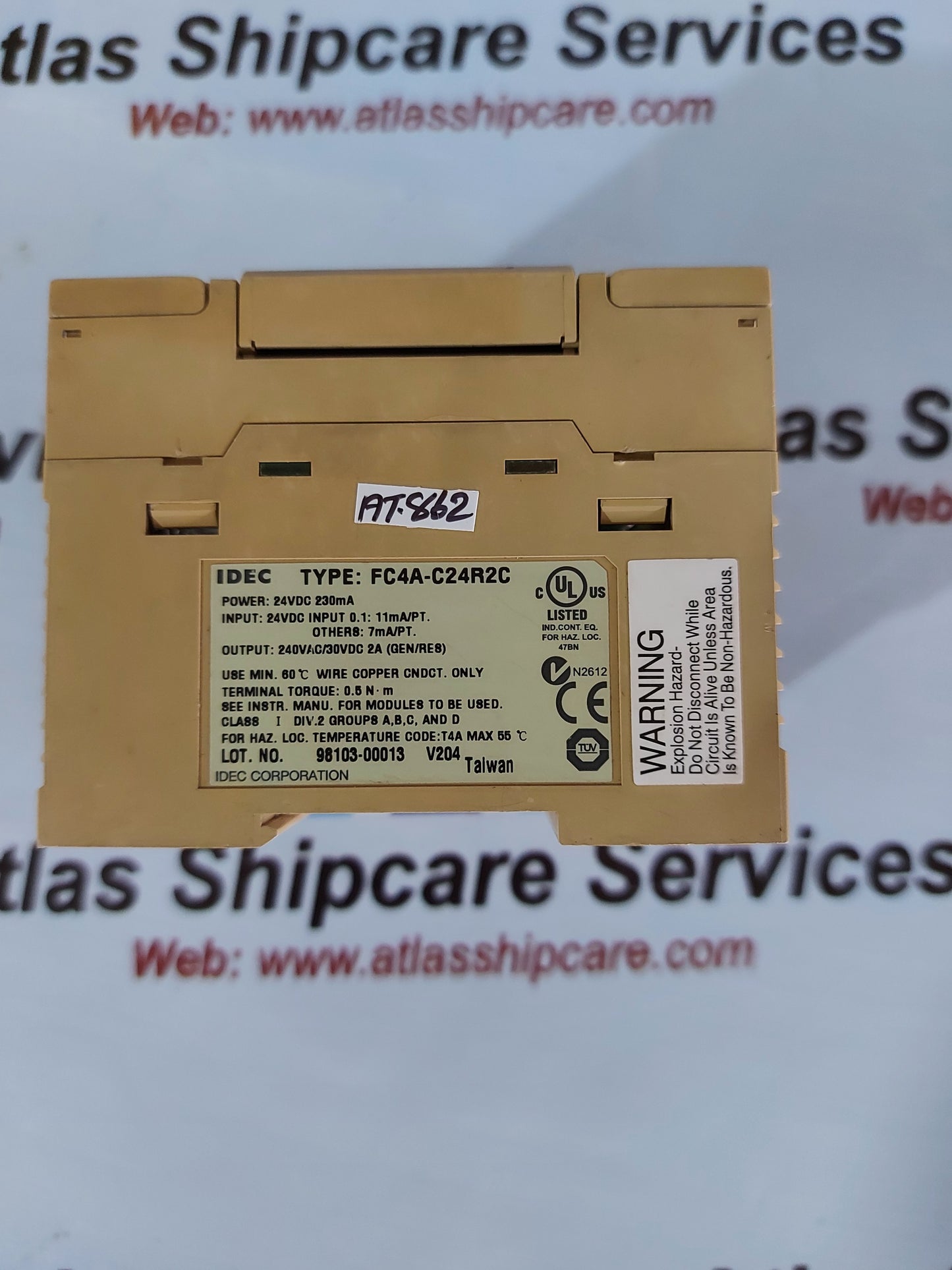 IDEC FC4A-C24R2C PROGRAMMABLE LOGIC CONTROLLER