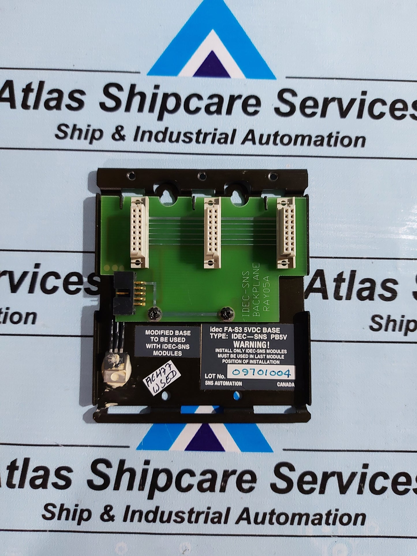 IDEC IDEC-SNS PB5V FA-3S 5VDC BASE MODULE