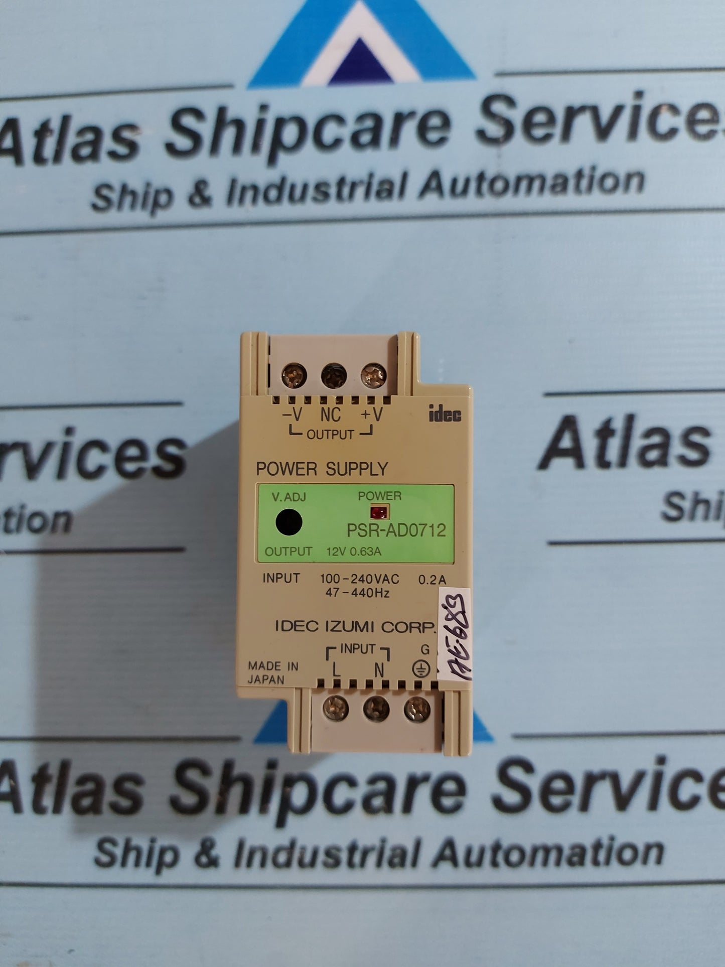 IDEC IZUMI PSR-AD0712 DC OUTPUT POWER SUPPLY