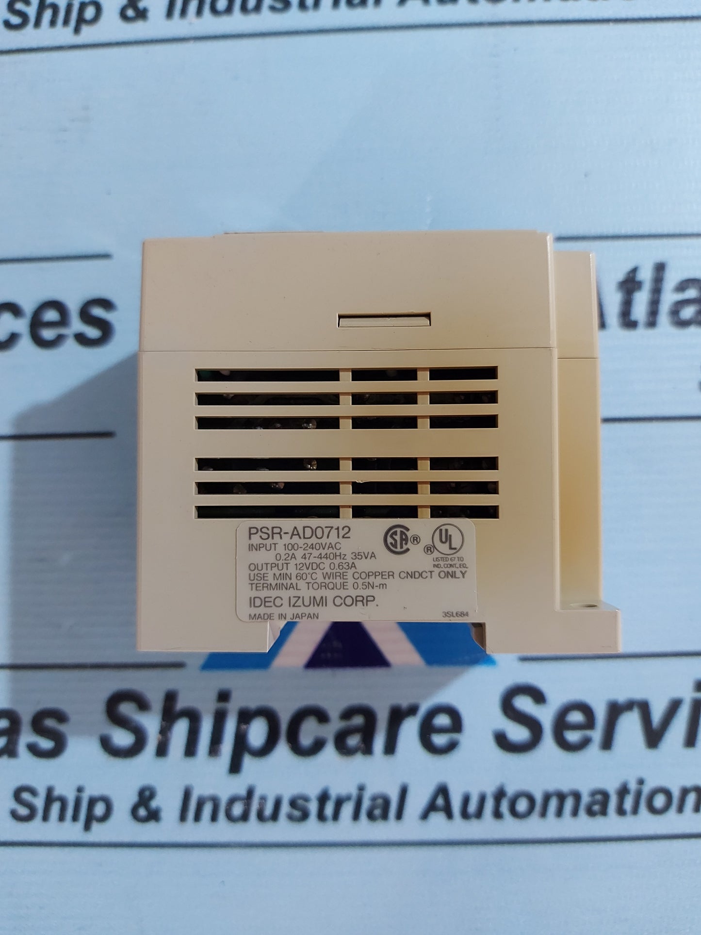 IDEC IZUMI PSR-AD0712 DC OUTPUT POWER SUPPLY