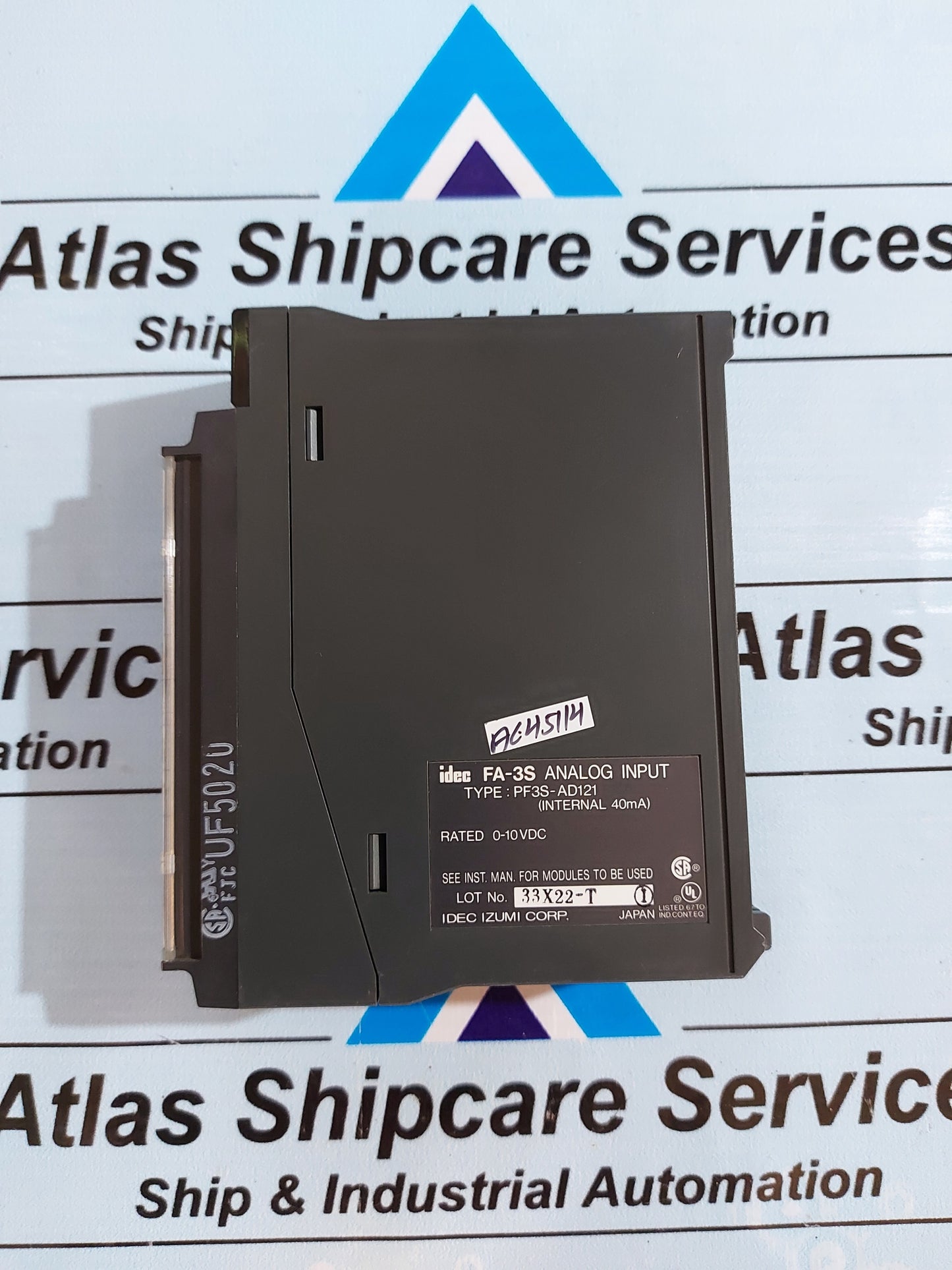 IDEC PF3S-AD121 FA-3S ANALOG INPUT MODULE