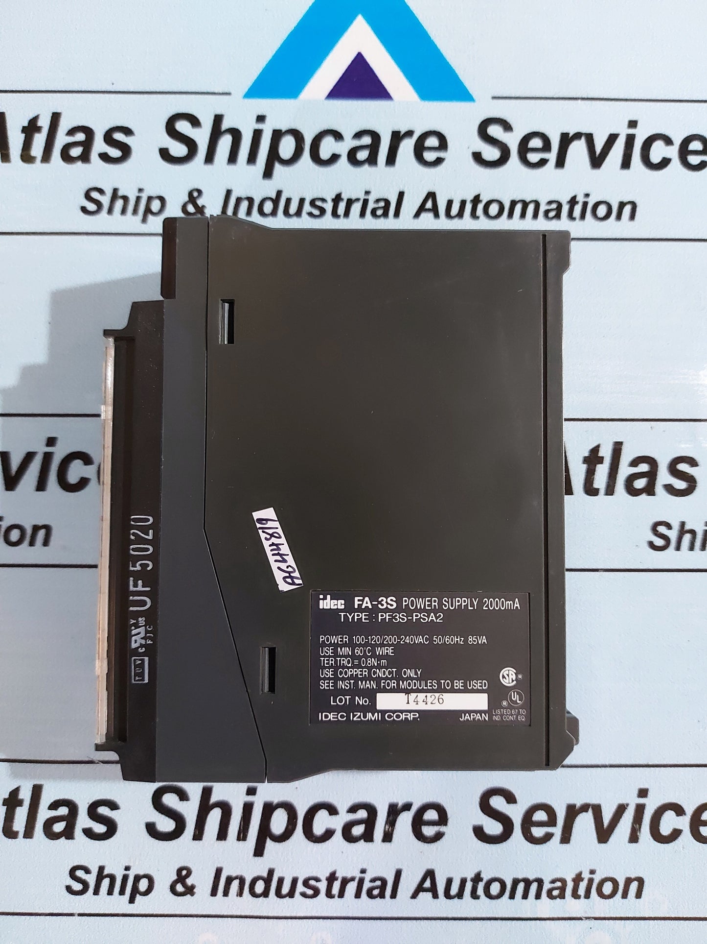 IDEC PF3S-PSA2 FA-3S POWER SUPPLY 2000mA