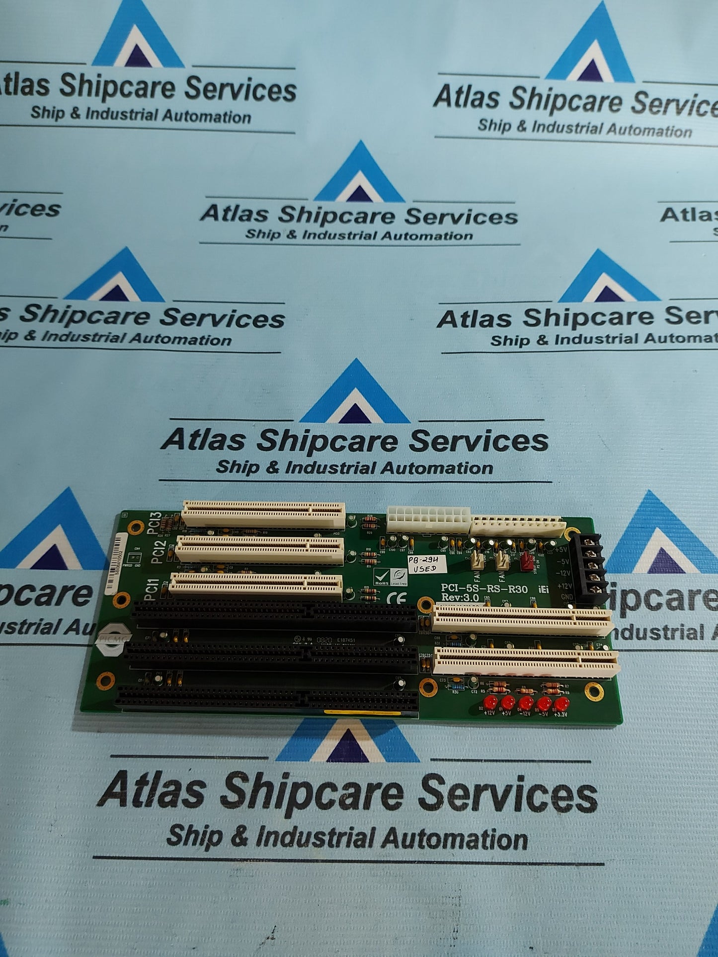 IEI PCI-5S-RS-R30 PCI BACK PLANE PCB CARD PB294