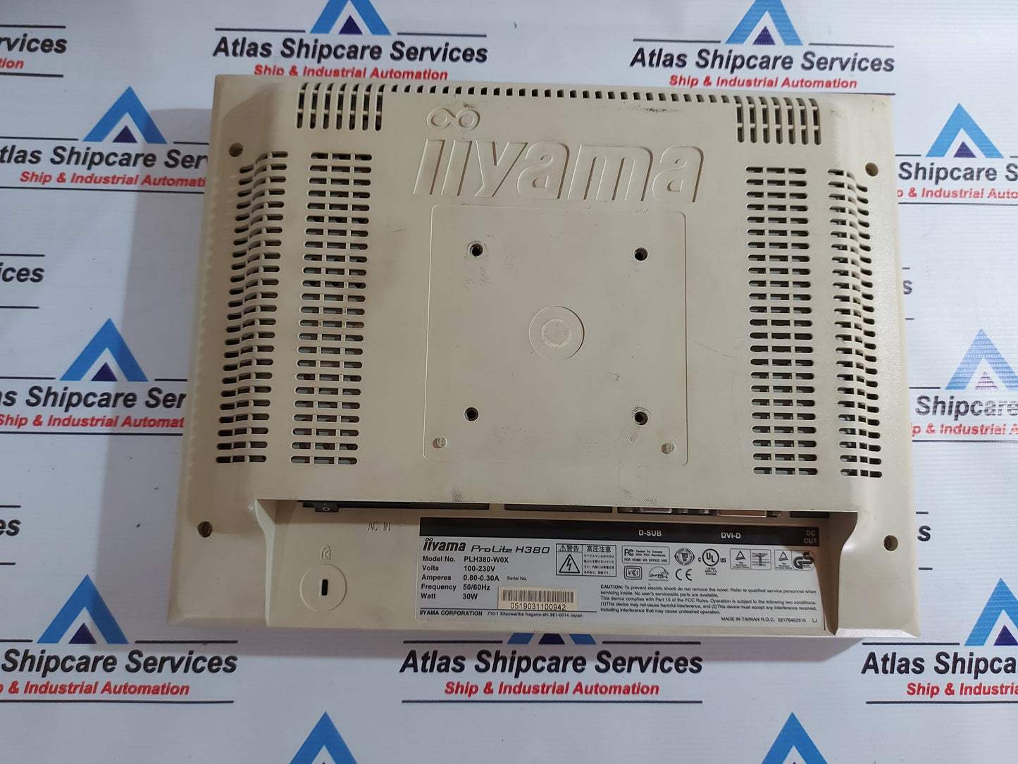 IIYAMA PLH380-W0X PROLITE H380 15" TOUCH TFT LCD SCREEN AG498