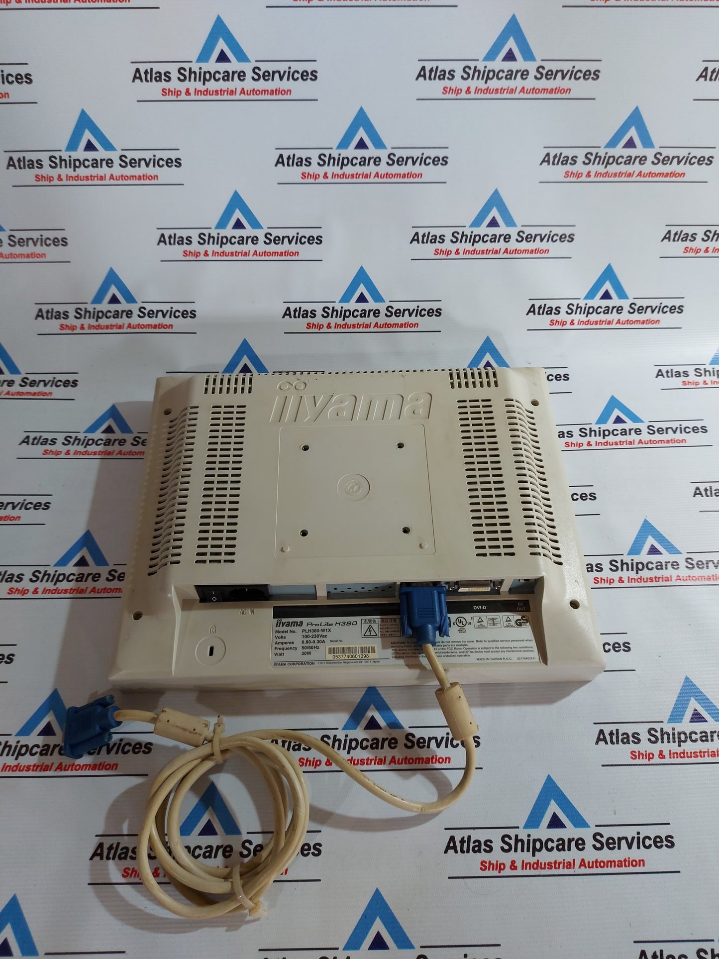 IIYAMA PLH380-W1X PROLITE H380 15" TOUCH TFT LCD SCREEN AG504