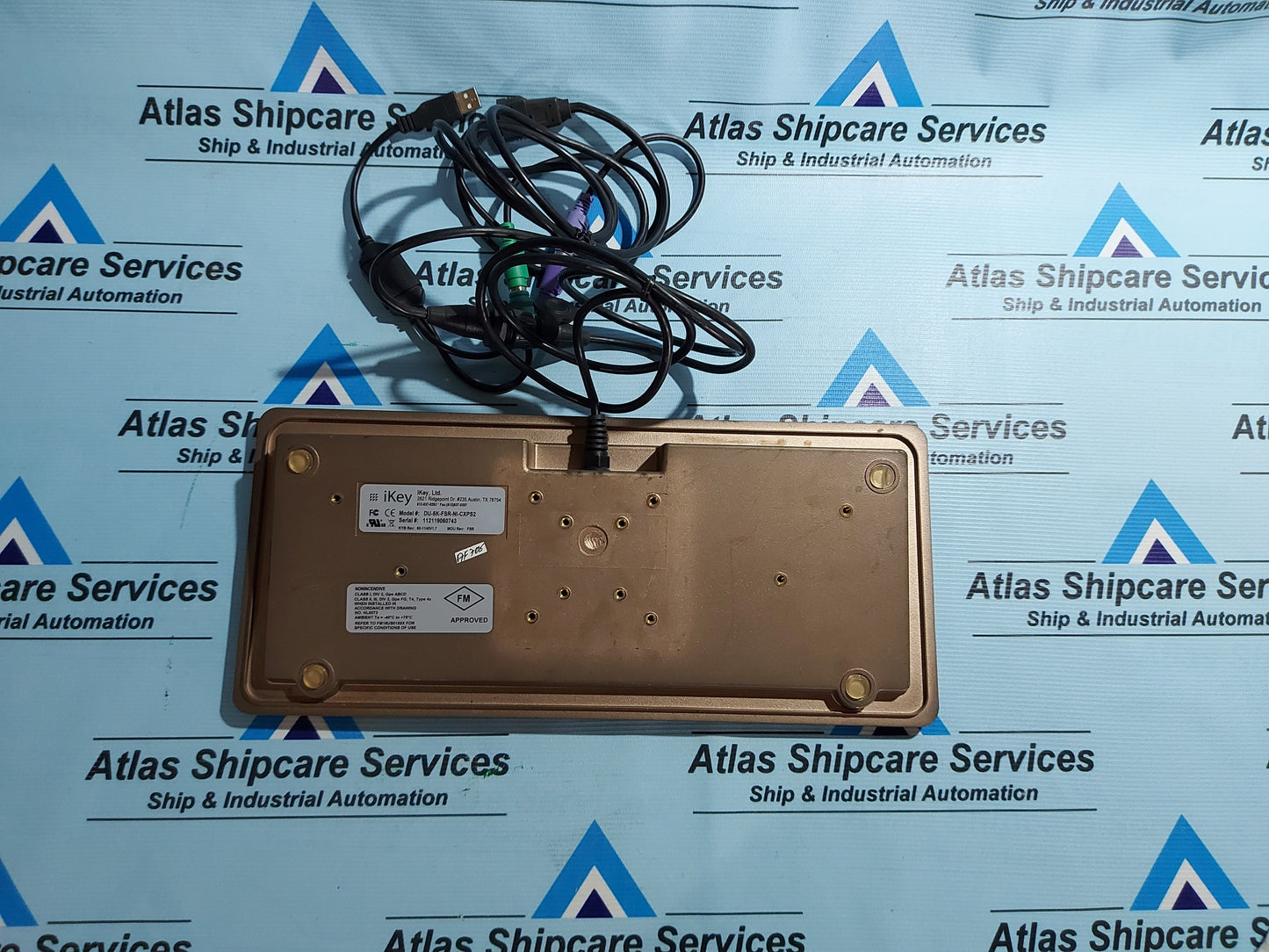 IKEY DU-5K-FSR-NI-CXPS2 NONINCENDIVE KEYBOARD