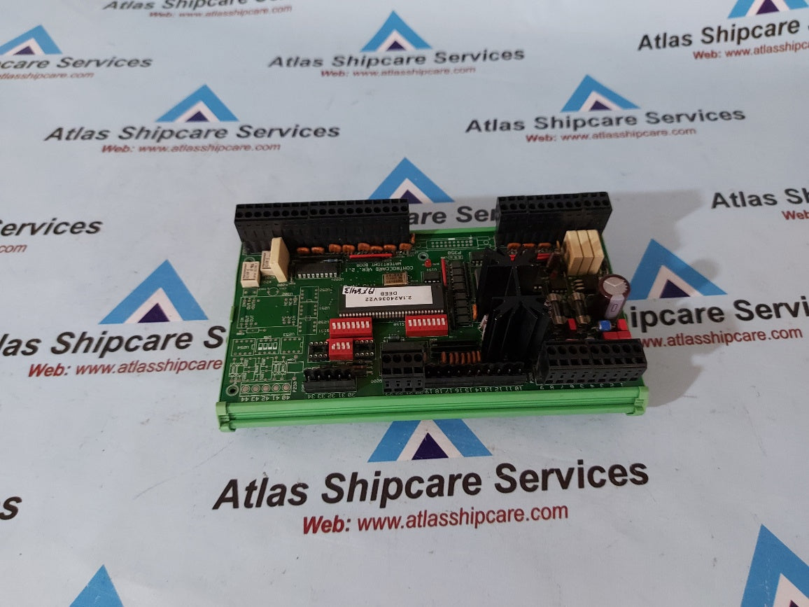 IMS ControlCard Ver. 2.1 Watertight Door Pcb Card