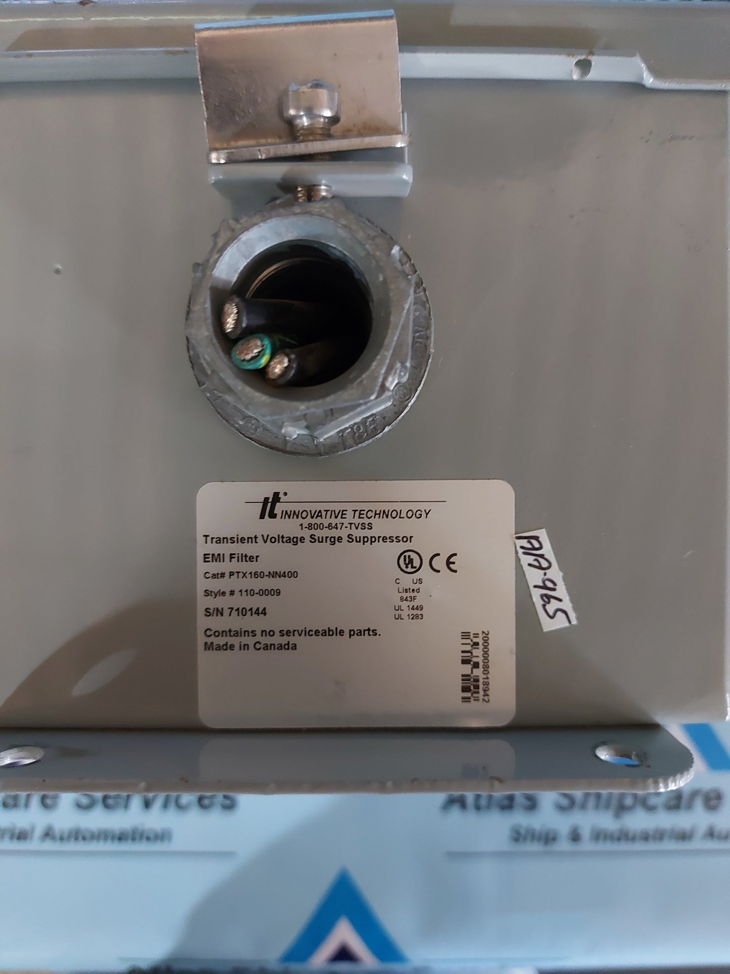 INNOVATIVE TECHNOLOGY PTX160-NN400 TRANSIENT VOLTAGE SURGE SUPPRESSOR
