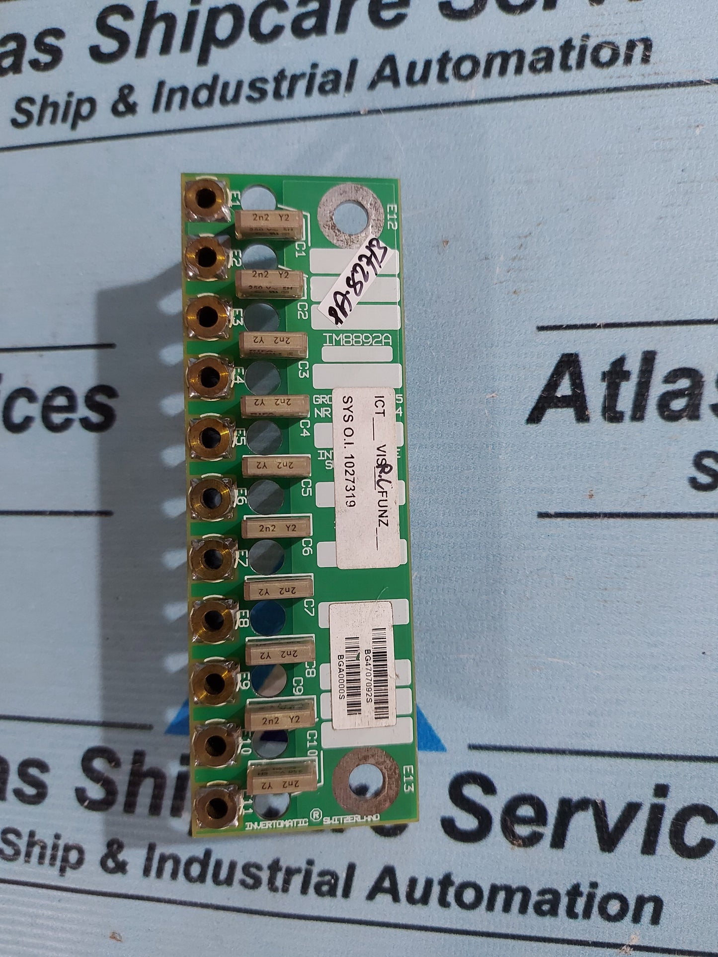 INVERTOMATIC IM8892A INTERFERENCE SUPPRESSOR BOARD