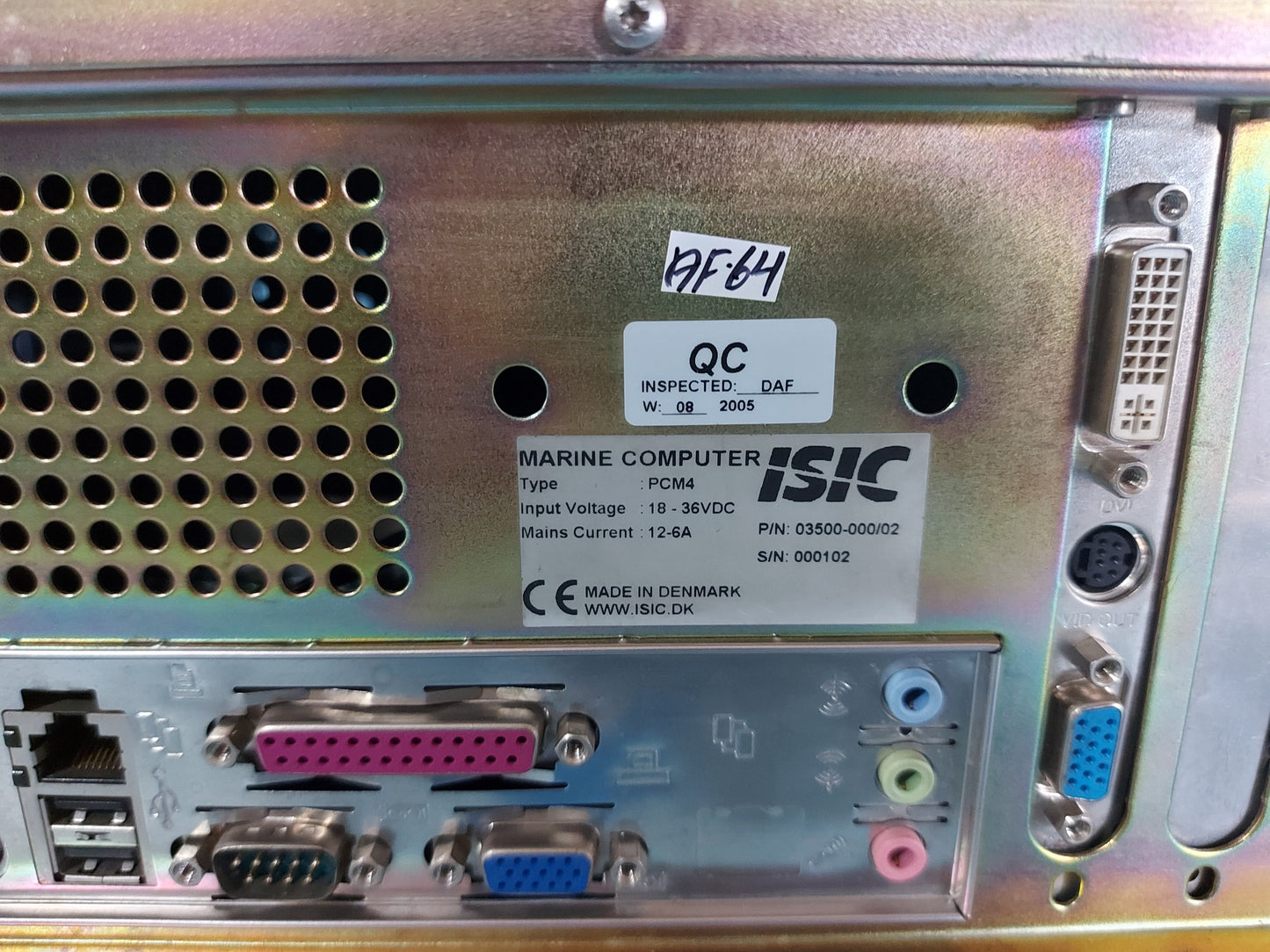 ISIC PCM4 MARINE COMPUTER 03500-000/02