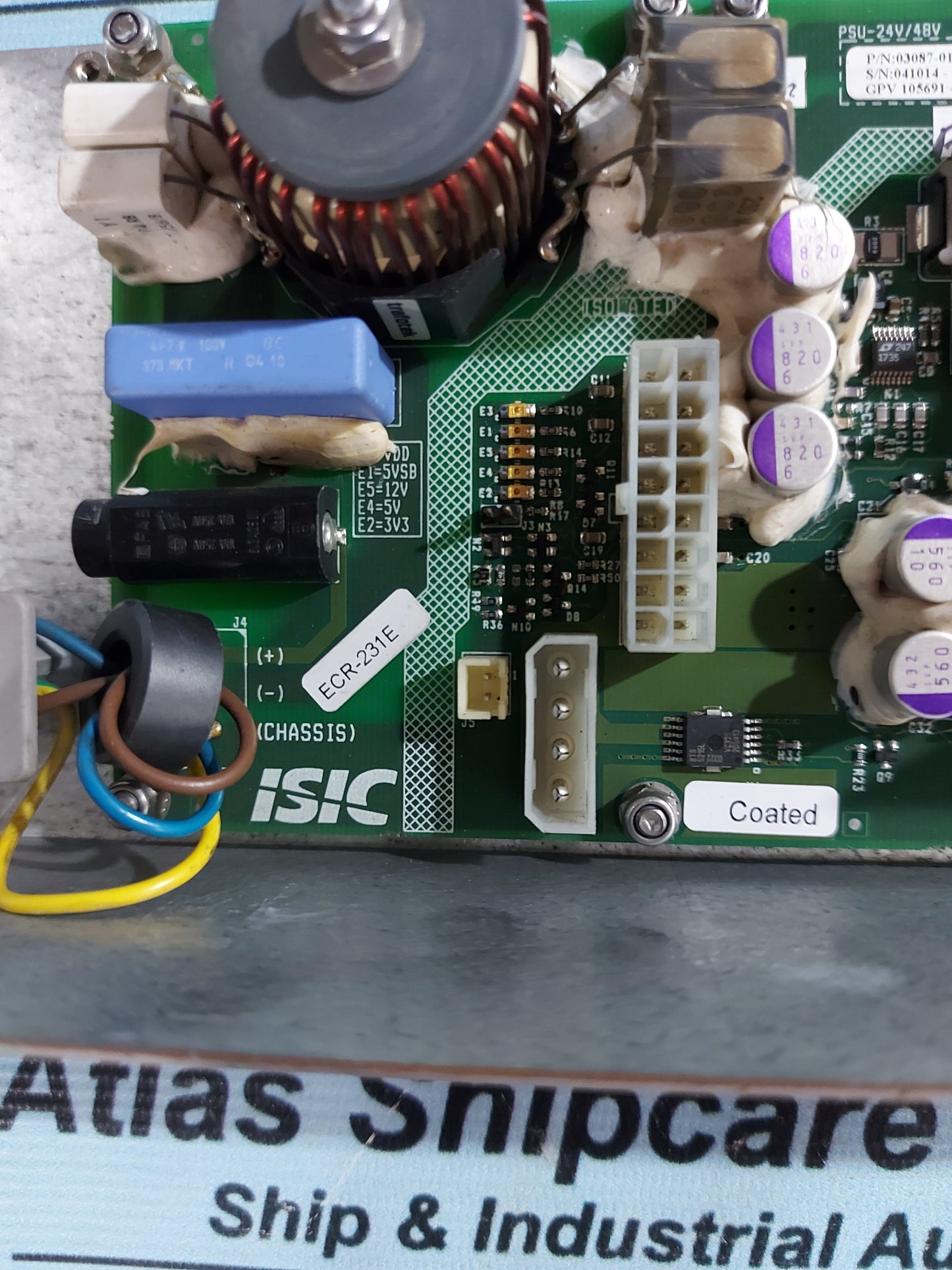 ISIC PSU-24V/48V 03087-011-G SWITCHING POWER SUPPLY