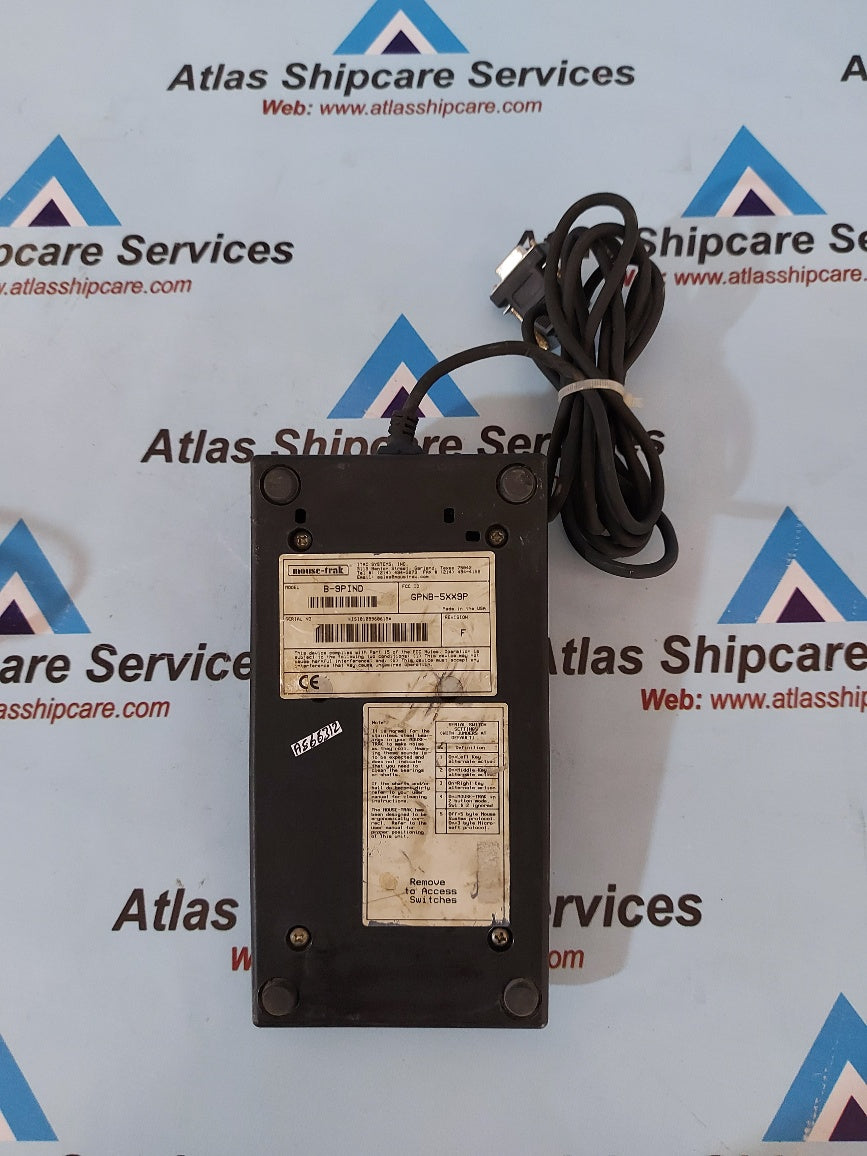 ITAC Mouse-Trak B-9PIND 9 Pin Industrial Desktop Trackball Controller