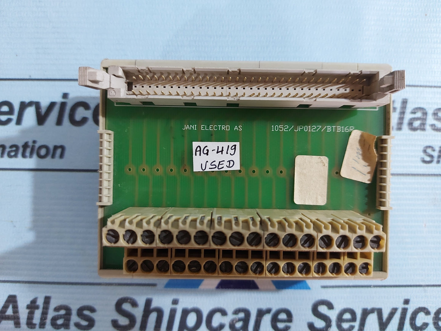 JANI ELECTRO 1052/JP0127/BTB16R TERMINAL MODULE AG419