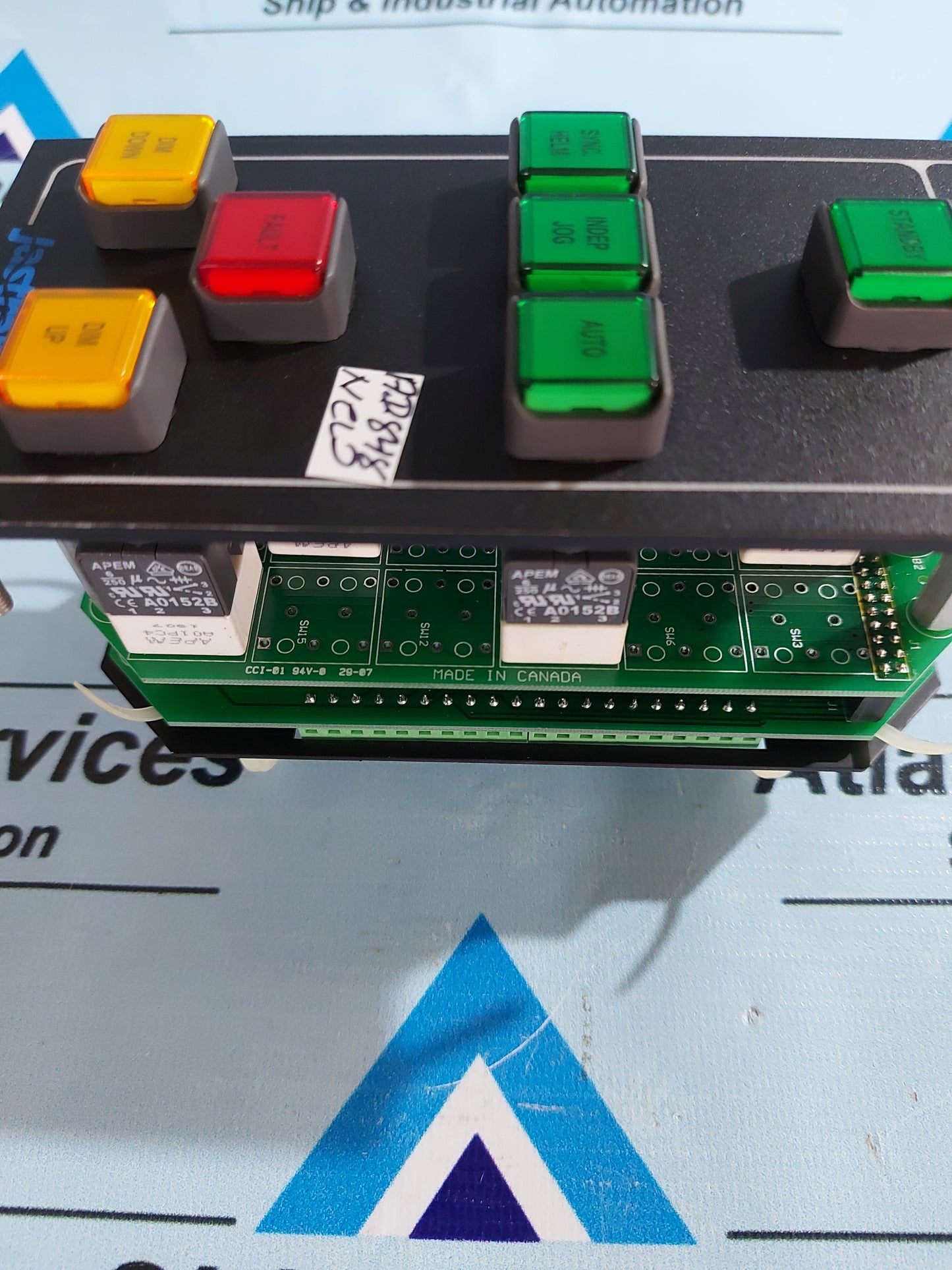 JASTRAM CP-36-2 MARINE ROTARY STYLE DIGITAL STEERING SYSTEM CONTROL PANEL