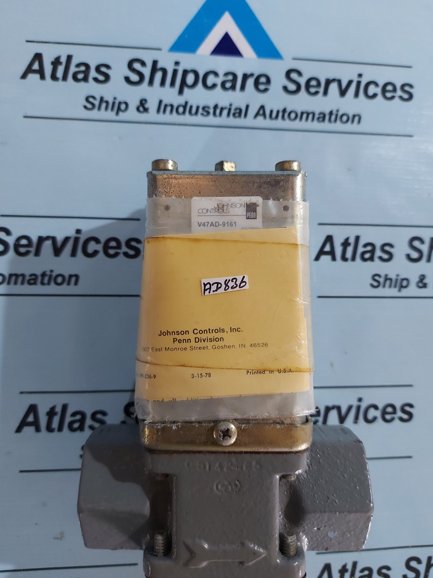 JOHNSON CONTROL V47AD-9161 VALVE