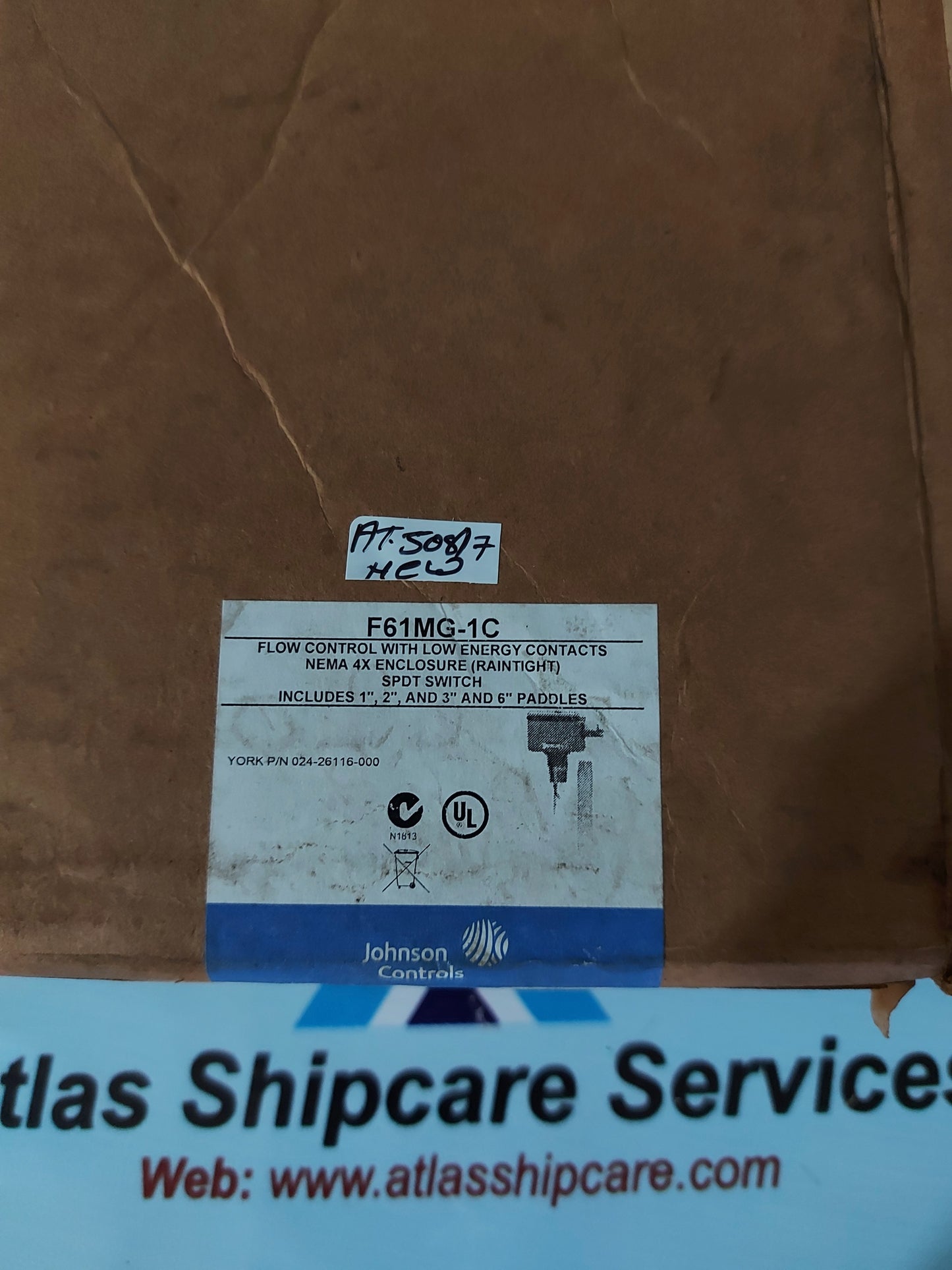 JOHNSON CONTROLS F61MG-1 SPDT NEMA 4X RAINTIGHT ENCLOSURE