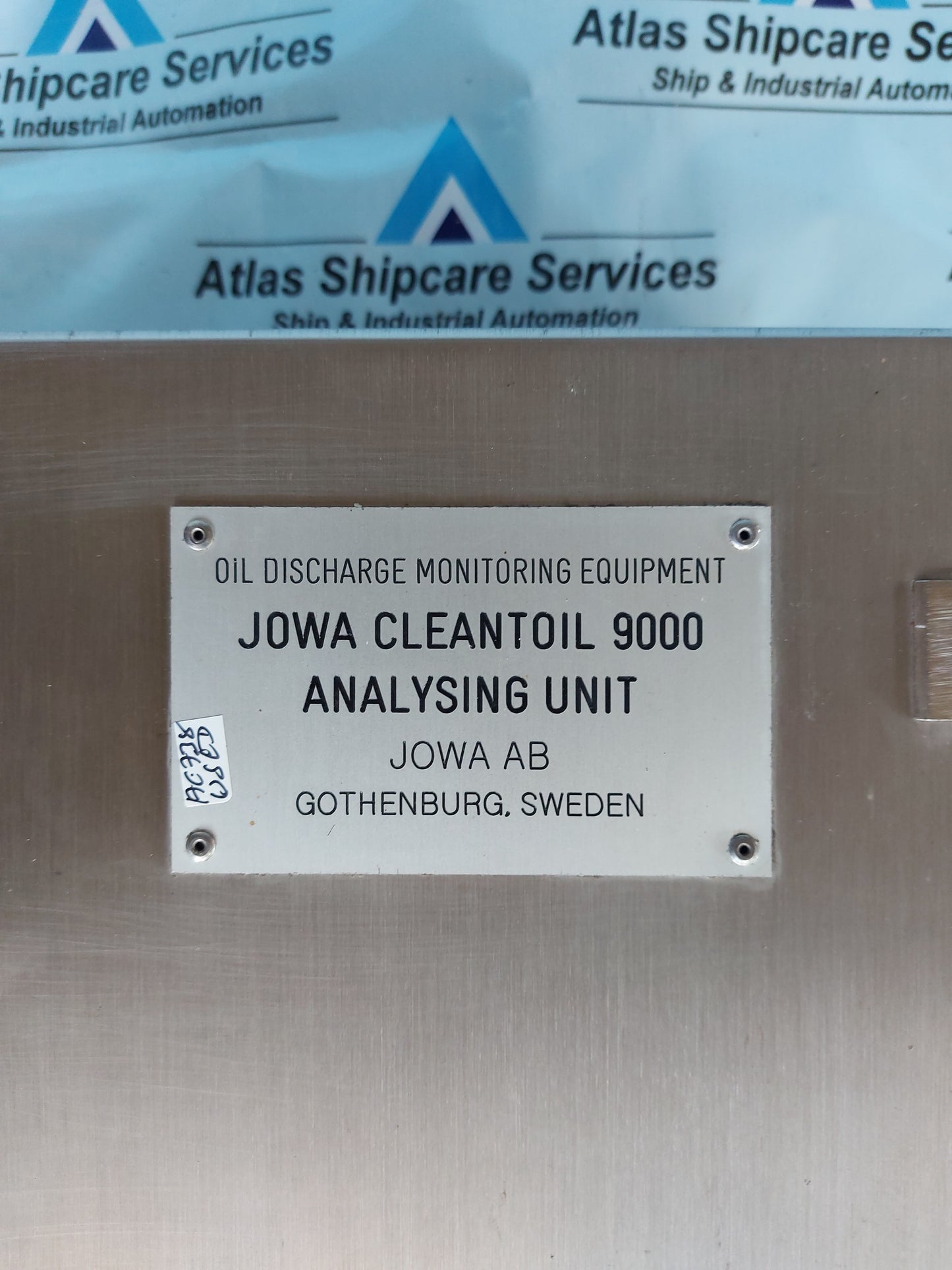 JOWA CLEANTOIL 9000 OIL DISCHARGE MONITORING ANALYSING UNIT