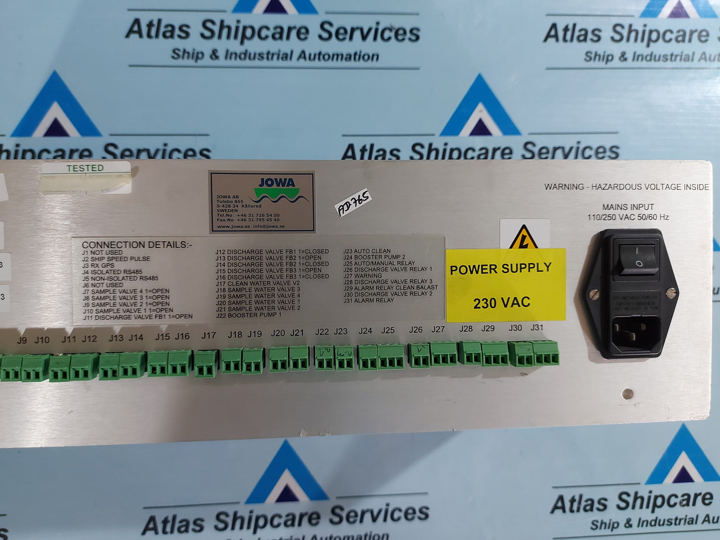 JOWA ODME 2005 OIL DISCHARGE MONITOR