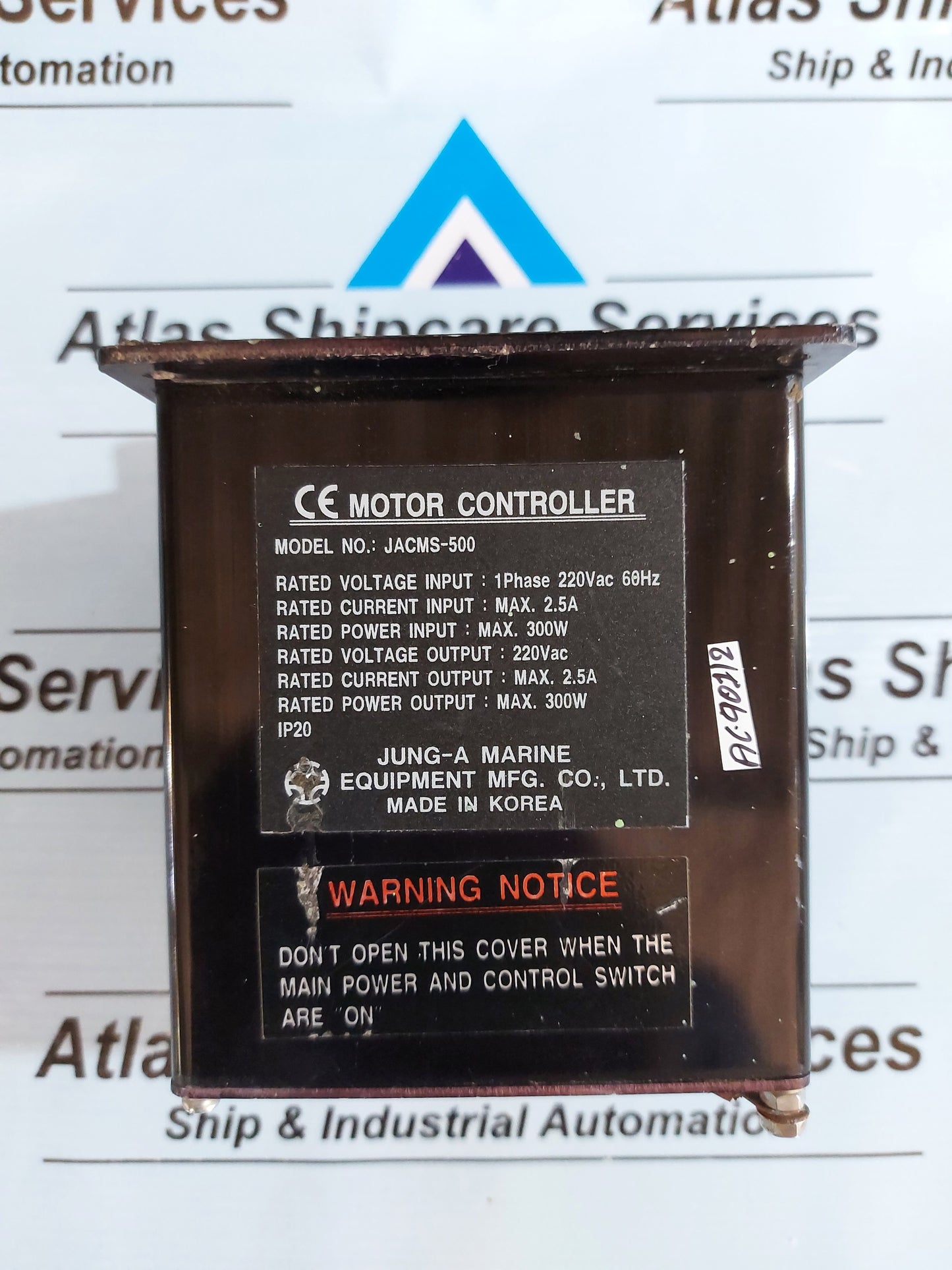 JUNG-A JACMS-500 MOTOR CONTROLLER
