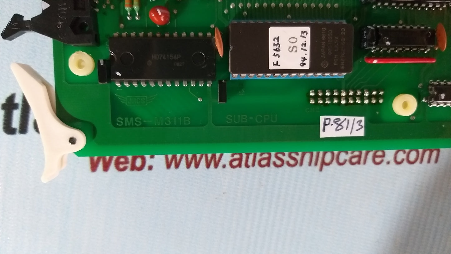 Jrcs SMS-M311B SUB-CPU μ-Com System