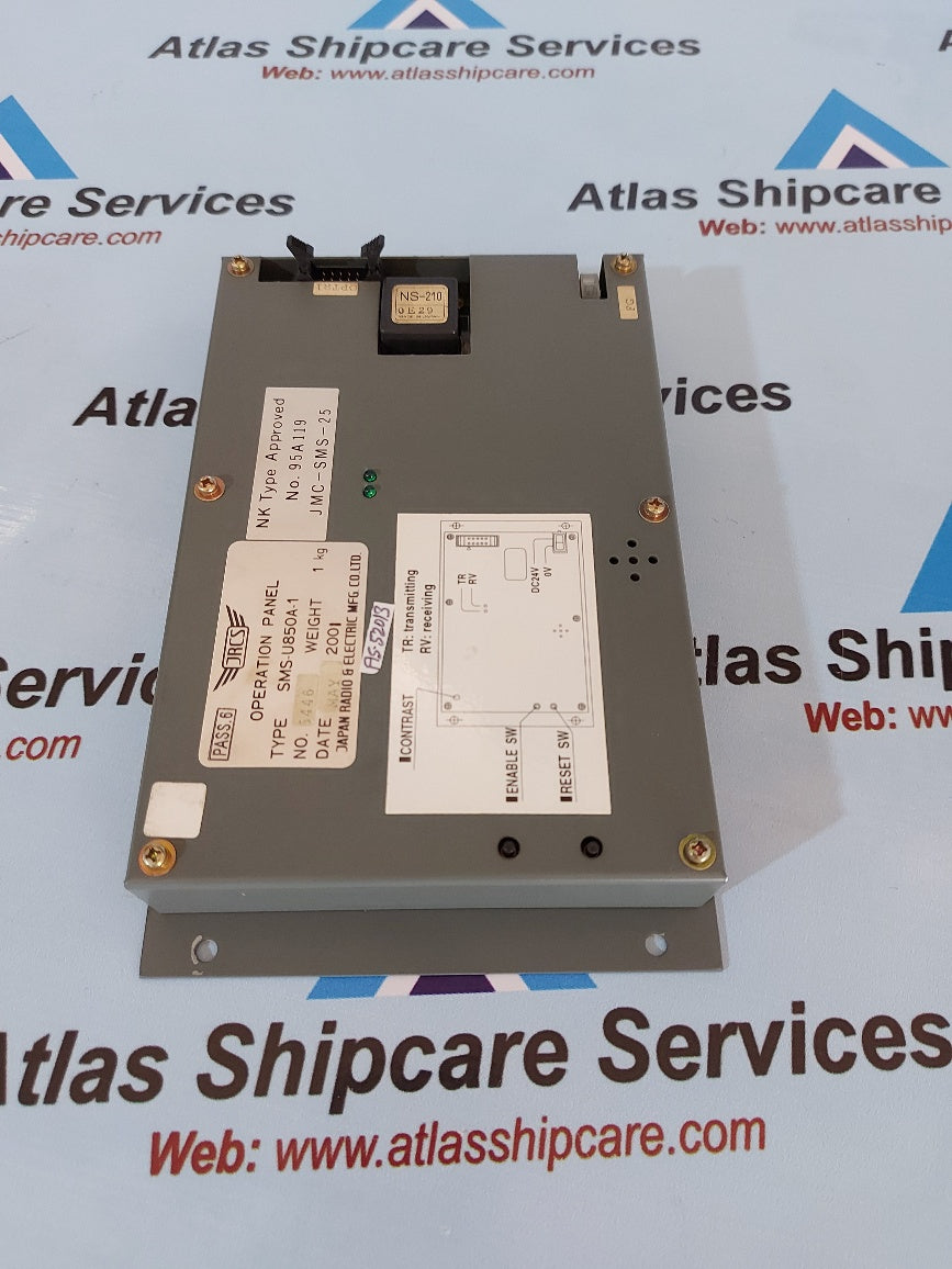 Jrcs SMS-U850A-1 Operation Panel