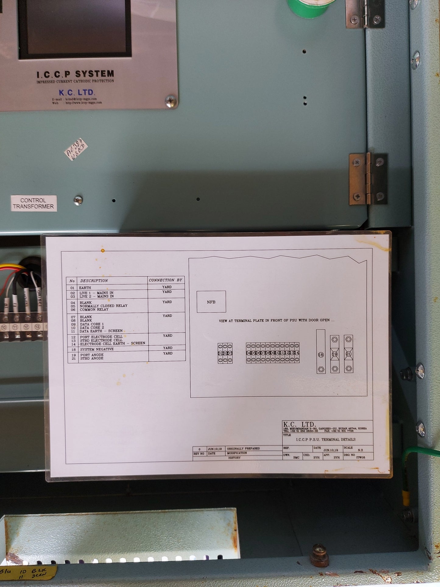 K.C. LTD. KCIG 20 I.C.C.P SYSTEM IMPRESSED CURRENT CATHODIC PROTECTION SYSTEM