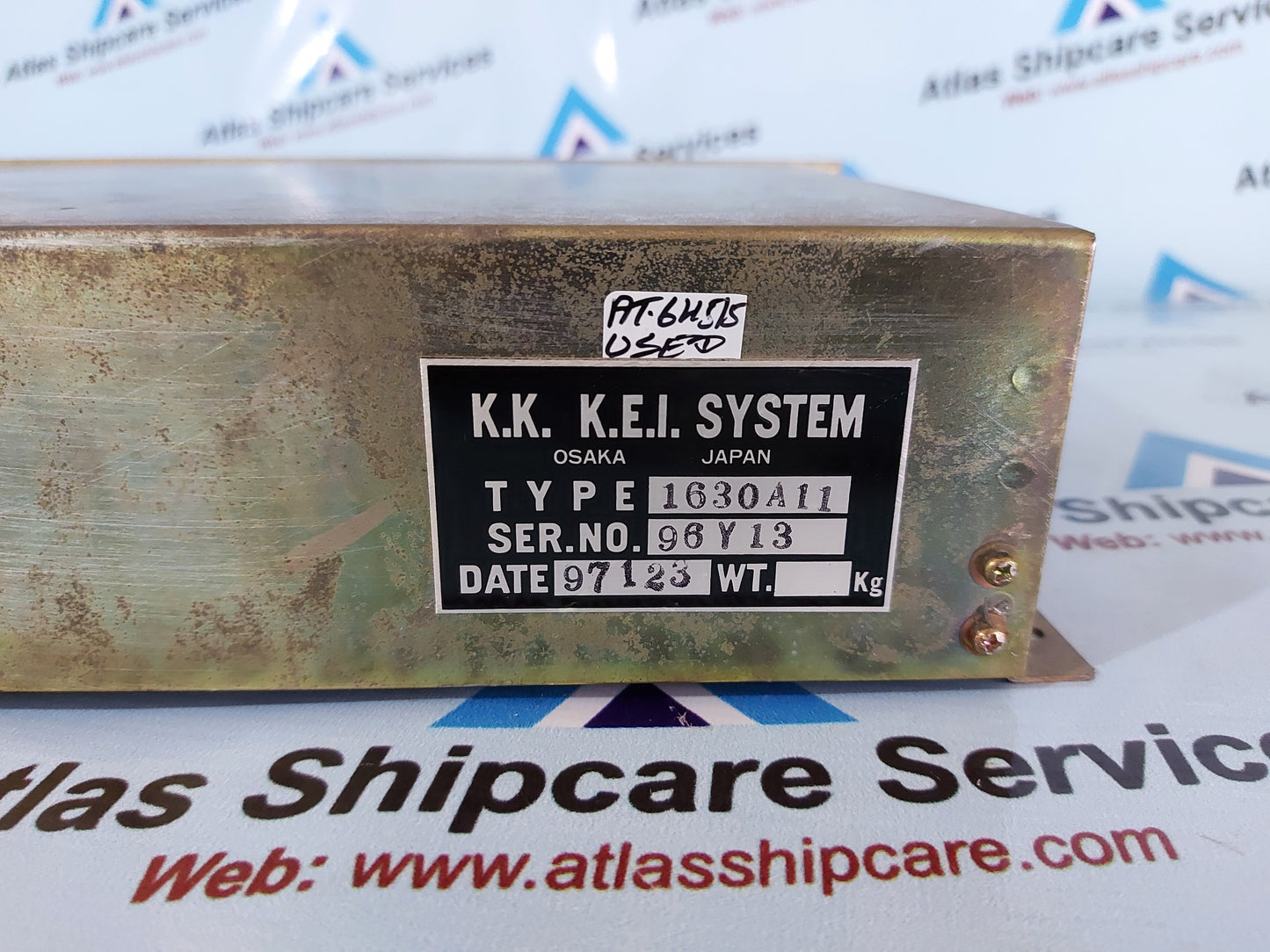 K.K K.E.I SYSTEM 1630A11 AGU II