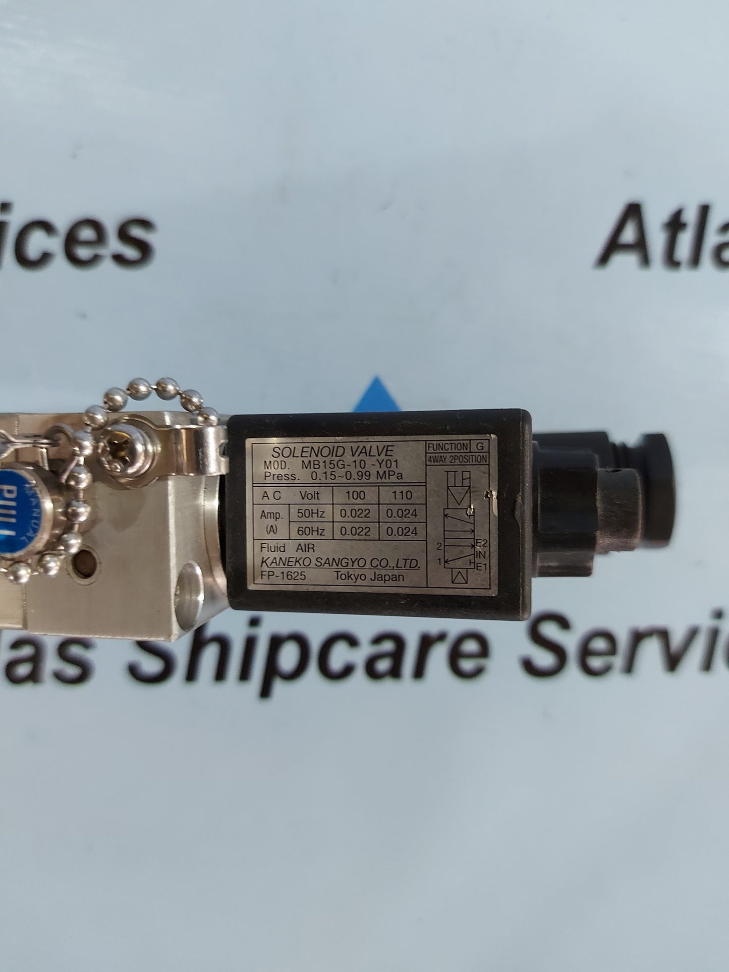 KANEKO SANGYO MB15G-10-Y01 SOLENOID VALVE