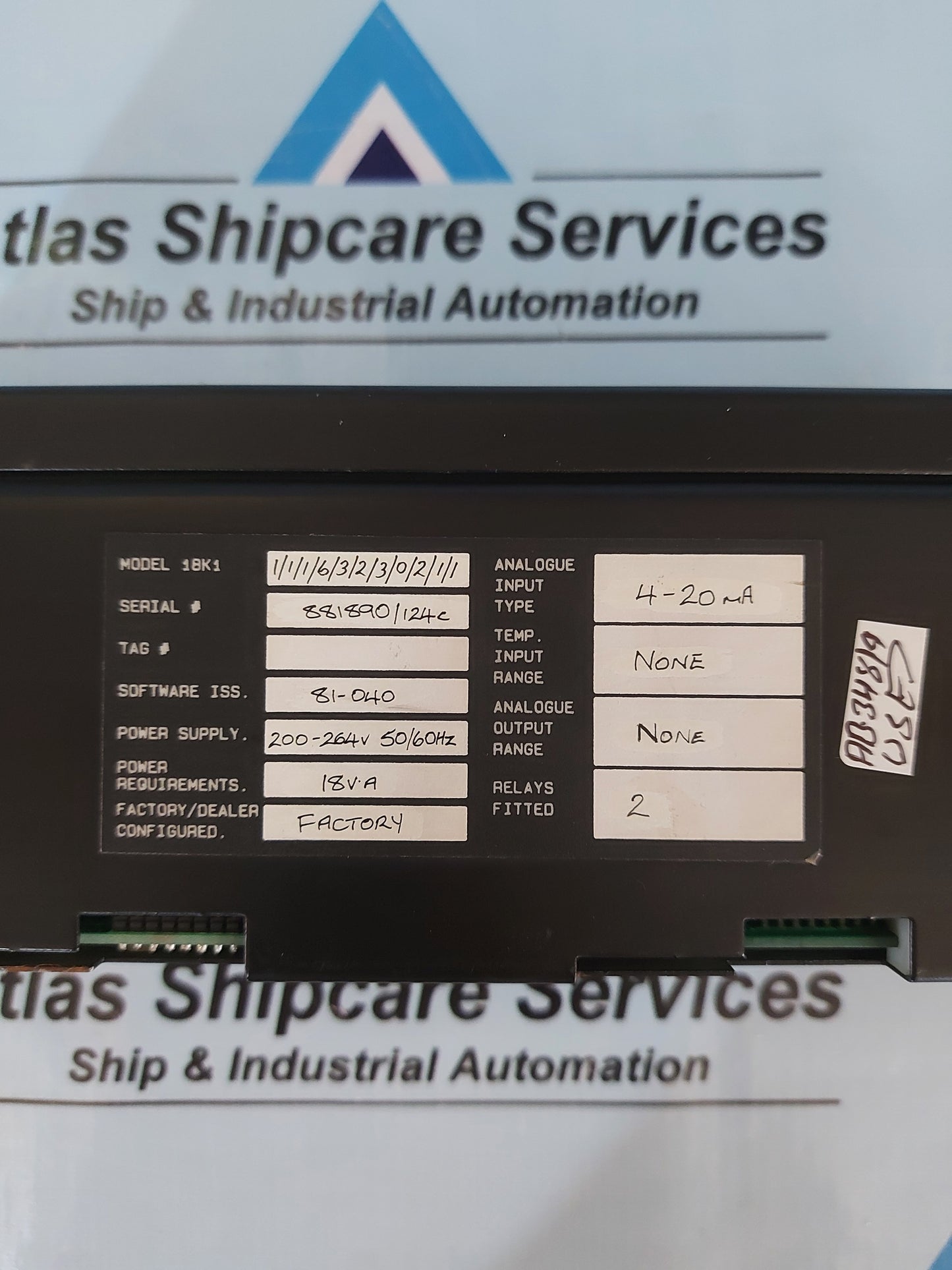 KDG 18K1 TANK STATUS MONITOR 18K1 1/1/1/6/3/2/3/0/2/1/1