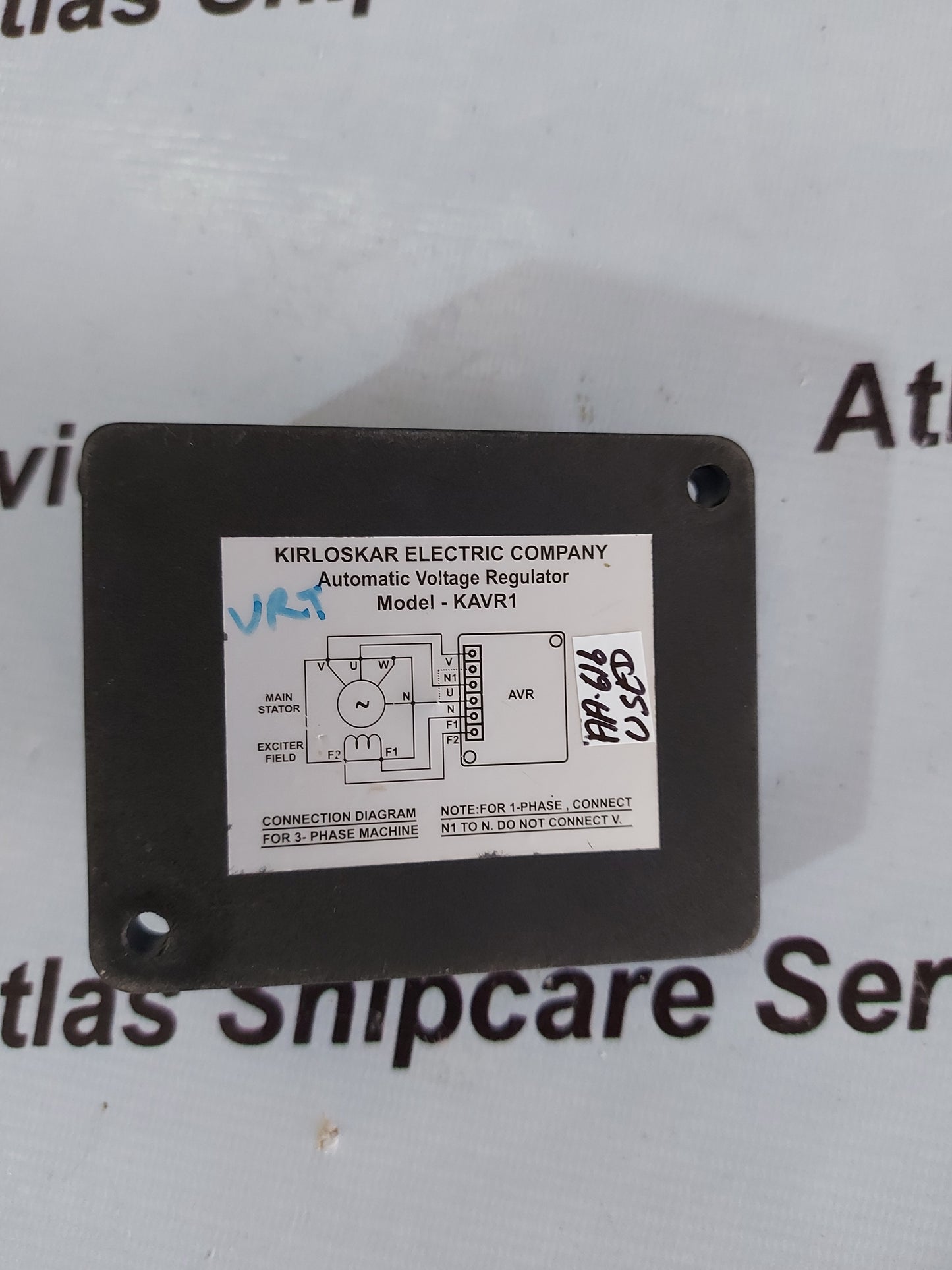 KIRLOSKAR KAVR1 AUTOMATIC VOLTAGE REGULATOR