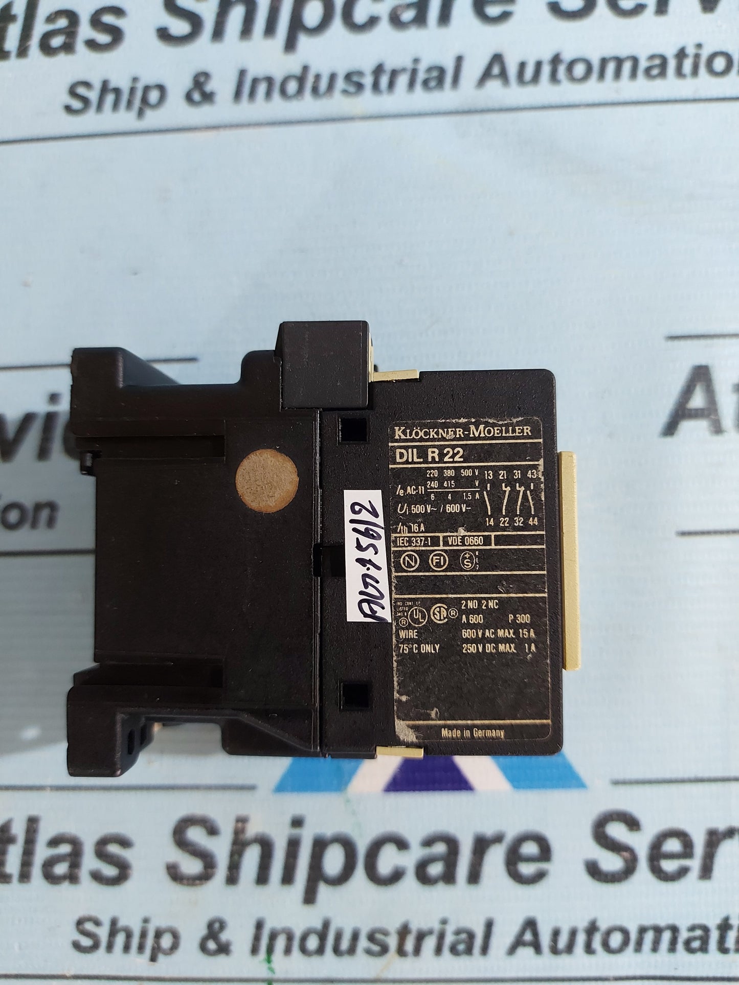 KLOCKNER-MOELLER DIL R 22 SYSTEM CONTACTOR RELAY AG156