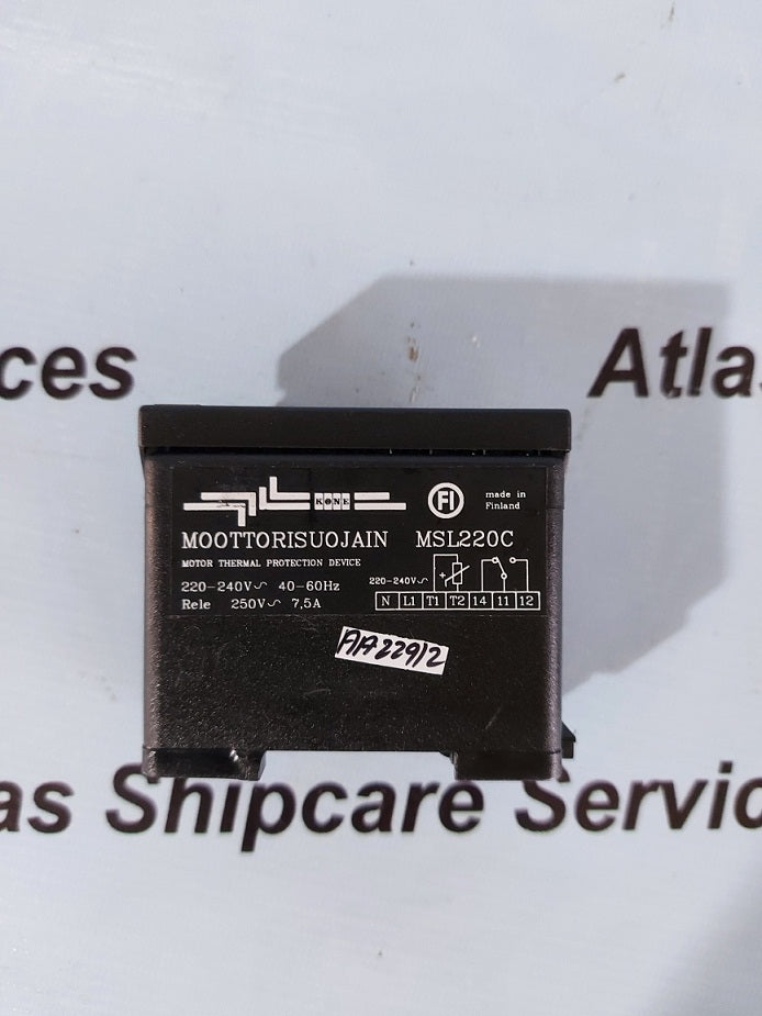 KONE MSL220C MOTOR THERMAL PROTECTION DEVICE
