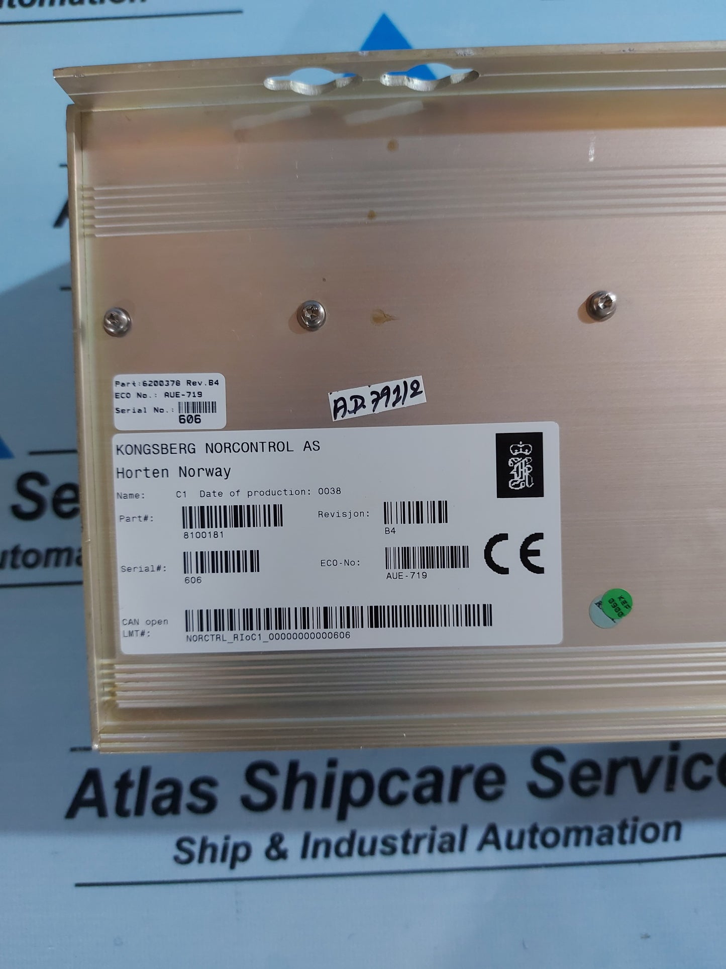 KONGSBERG C1 8100181 CONTROLLER REV.B4