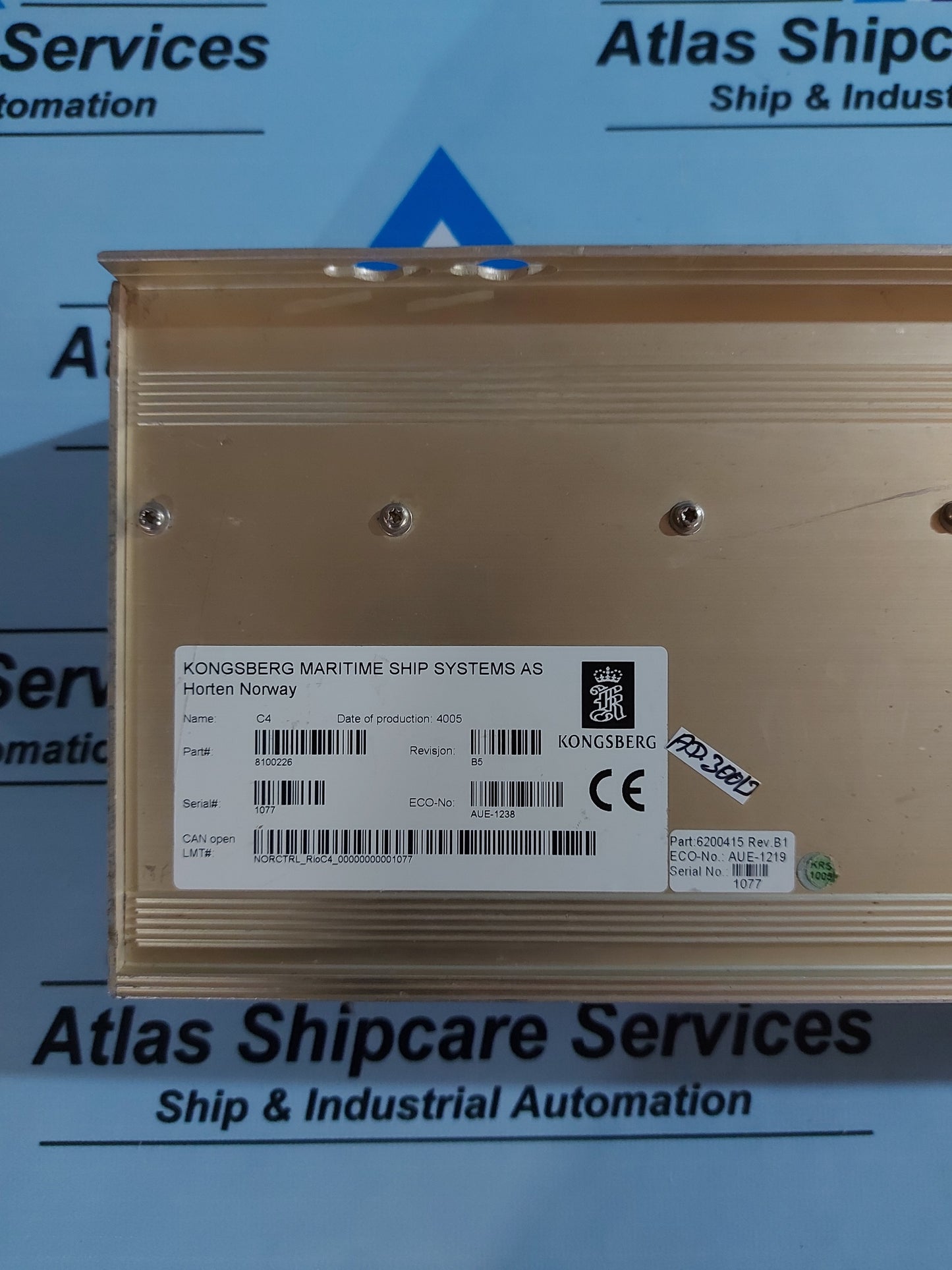 KONGSBERG C4 8100226 CONTROLLER REV.B5