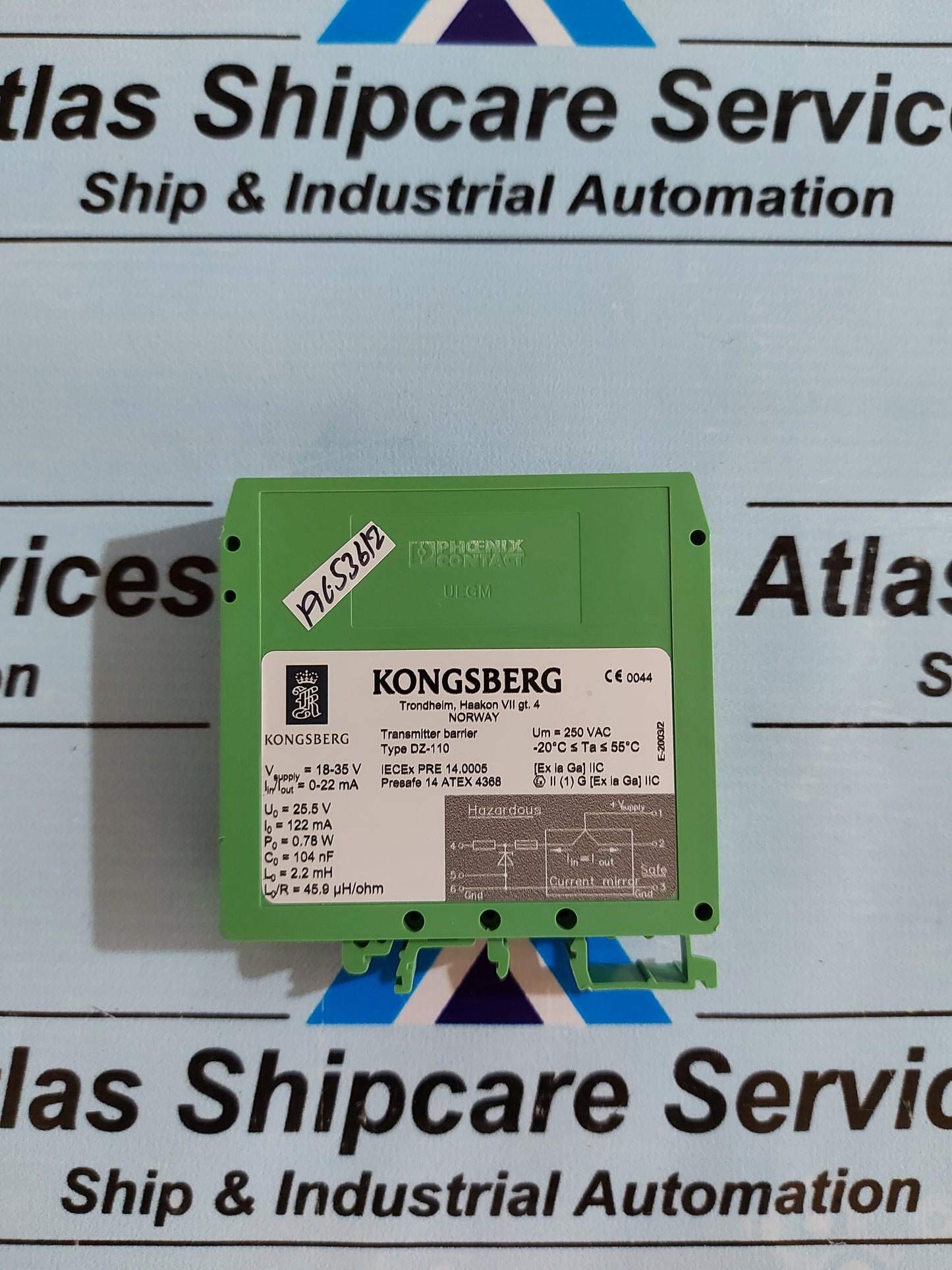 KONGSBERG DZ-110 TRANSMITTER BARRIER