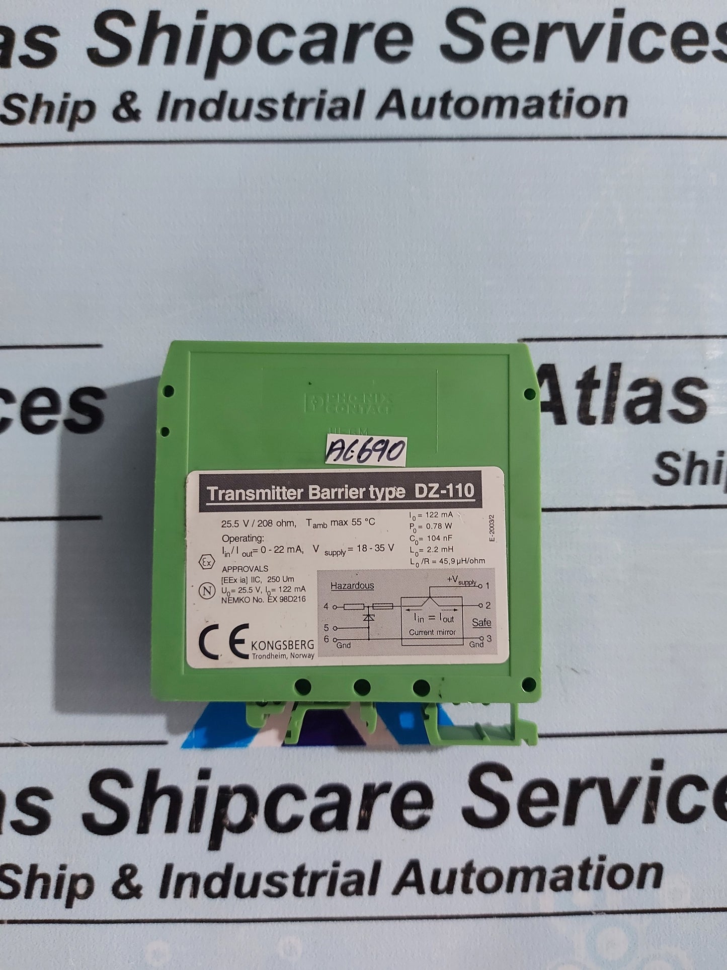 KONGSBERG DZ-110 TRASMITTER BARRIER